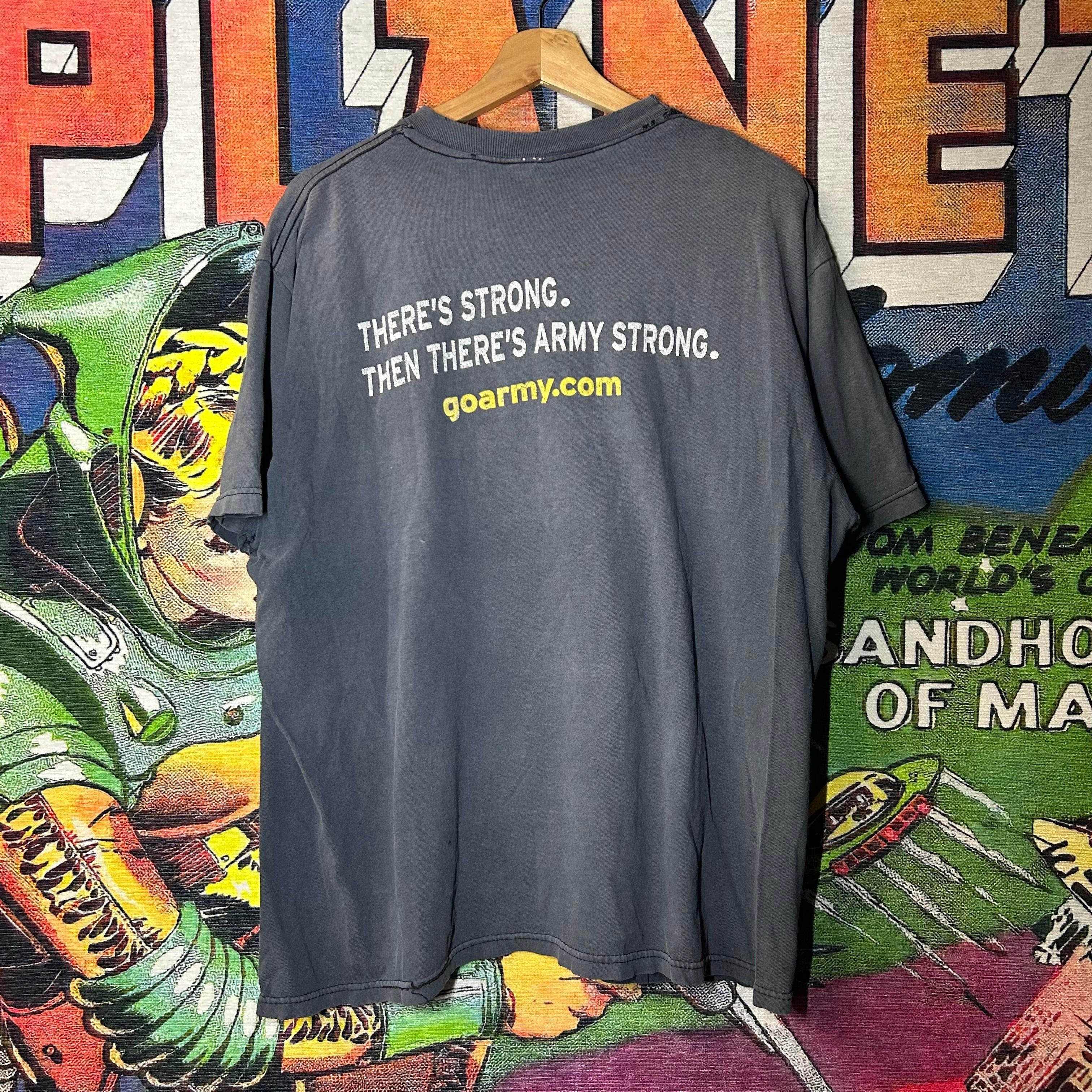 Vintage Y2K Army ‘Army Strong’ Tee Size Large Size US L / EU 52-54 / 3 - 2 Thumbnail