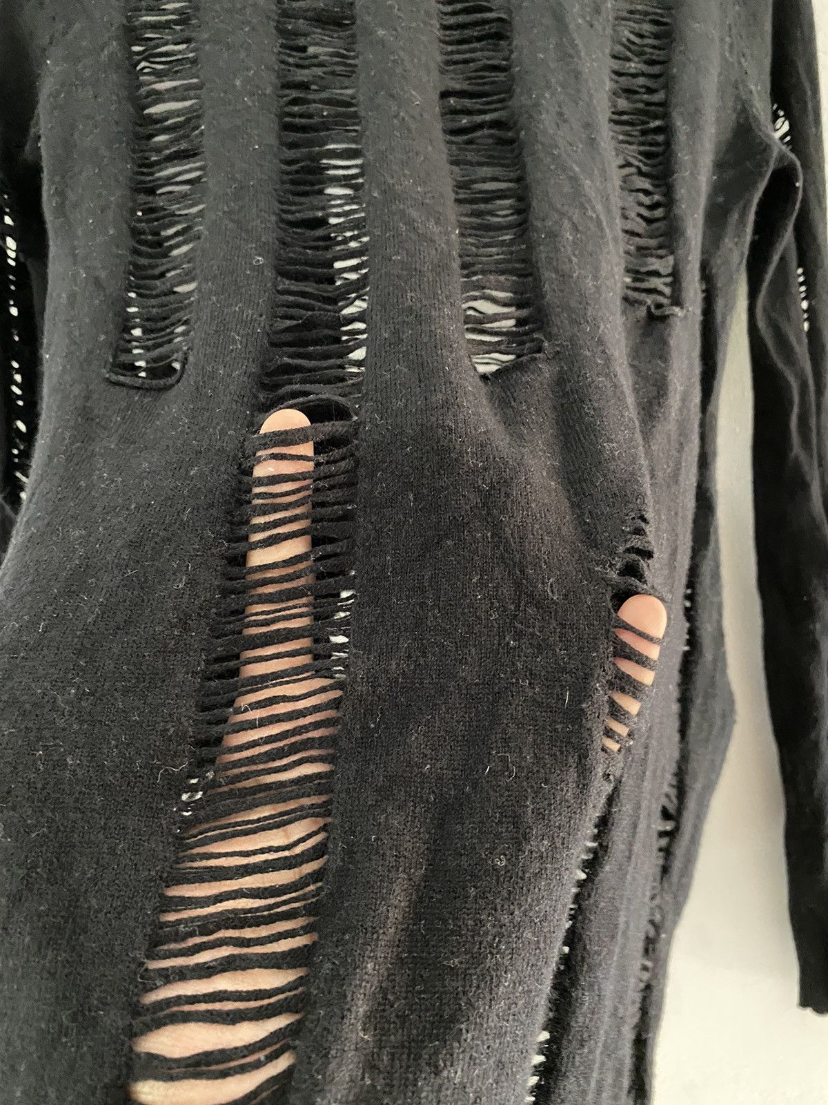 If Six Was Nine × Japanese Brand × Le Grande Bleu (L.G.B.) Japanese formre distressed knit sweatshirt Size US M / EU 48-50 / 2 - 4 Thumbnail