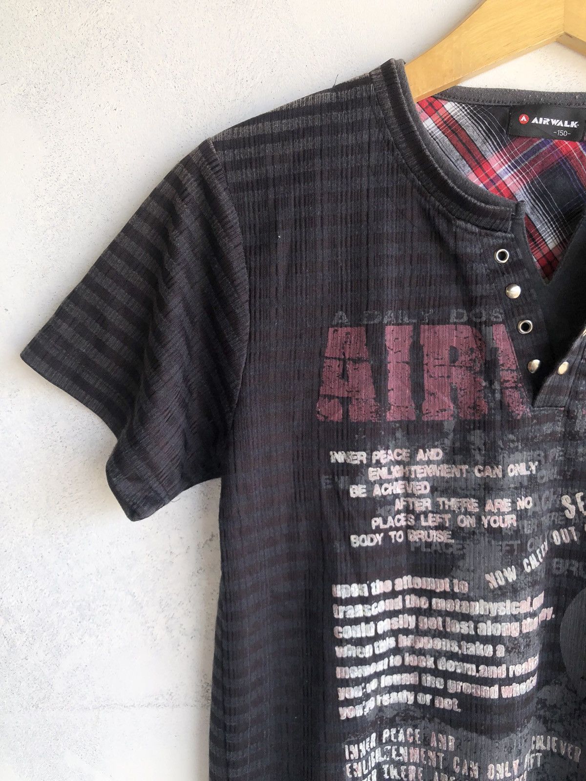 If Six Was Nine Studded Poem Double Layer Airwalk Rock Punk Style Size US M / EU 48-50 / 2 - 3 Thumbnail