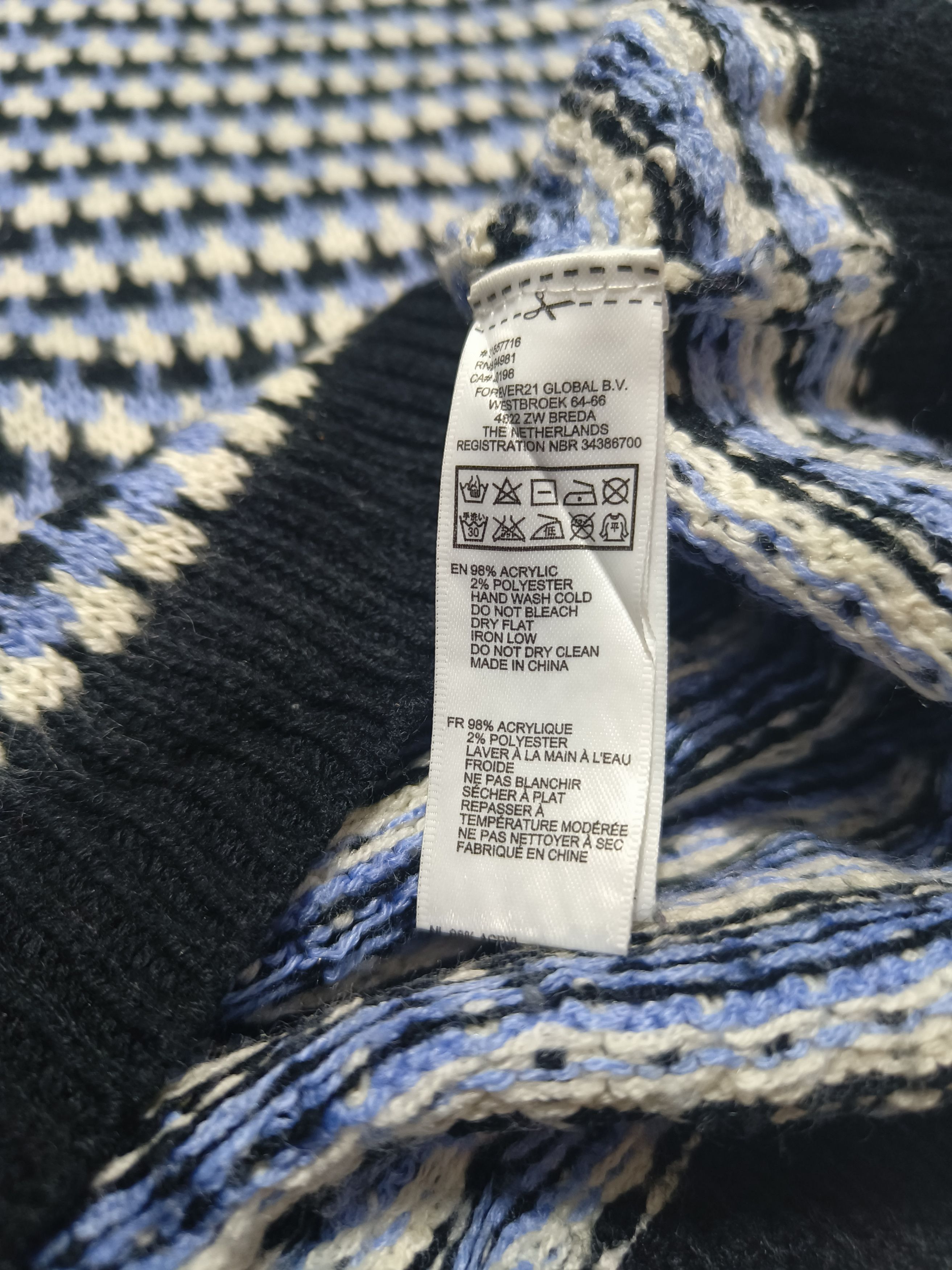 Forever 21 Vintage FOREVER 21 Women's Ethnic Motifs Knit Sweater Size L / US 10 / IT 46 - 8 Thumbnail