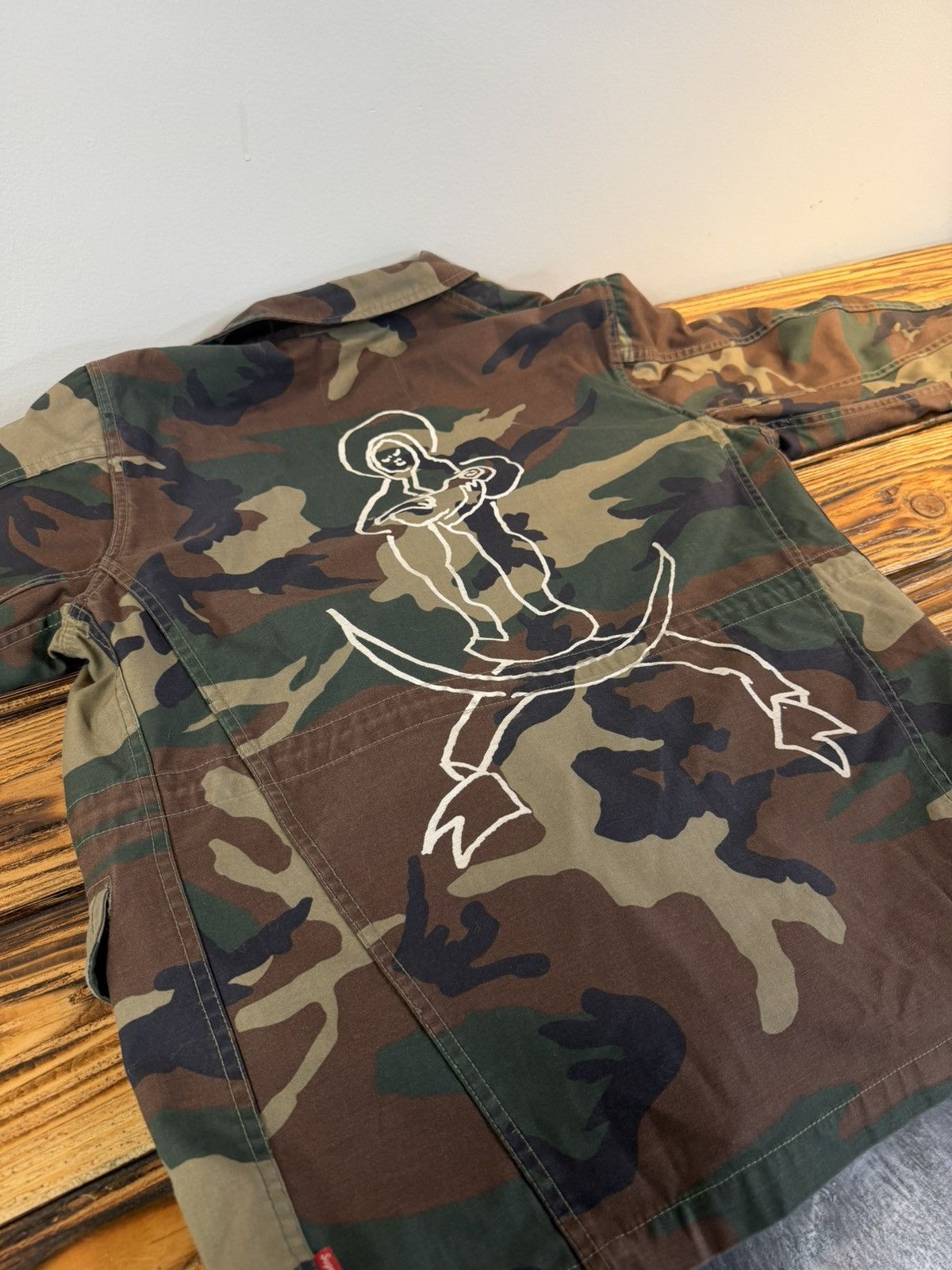 Supreme Supreme Canvas Clip Jacket 'Tan Camo' | Grailed