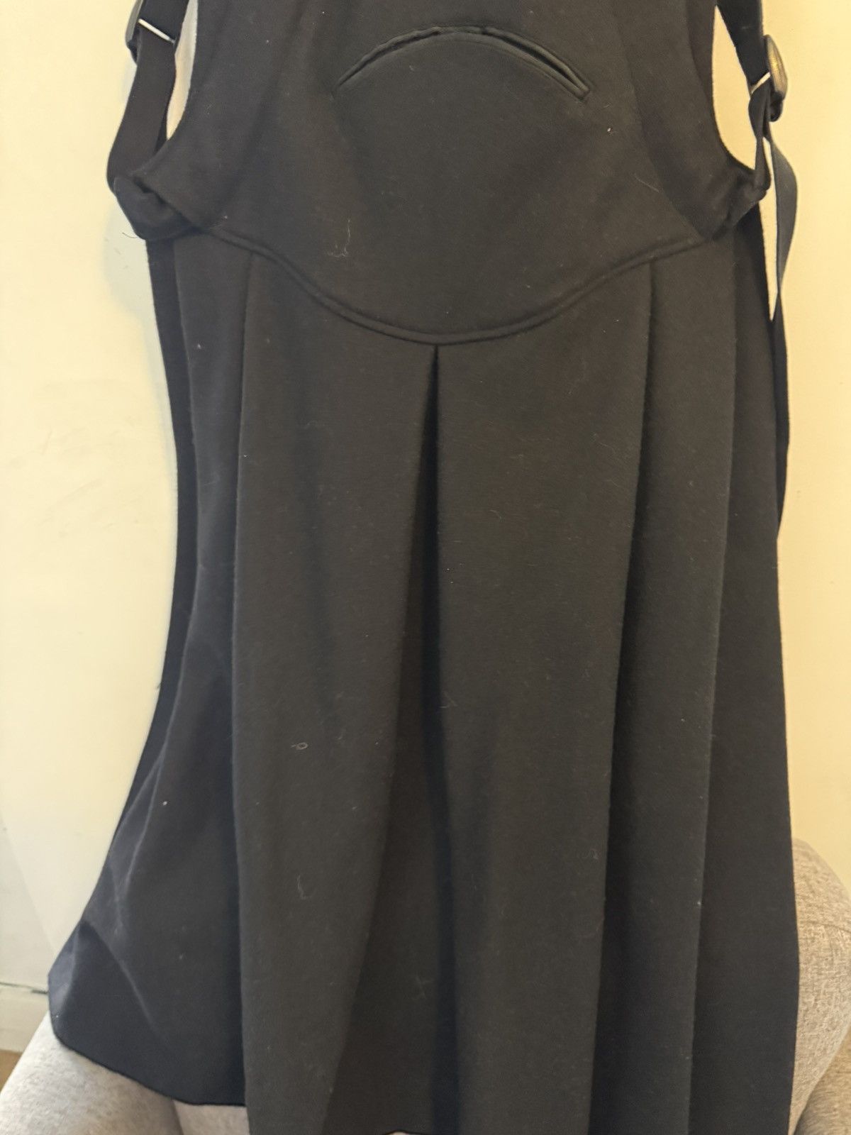 KOZABURO Kozaburo adjustable wool apron coat Size US S / EU 44-46 / 1 - 3 Thumbnail