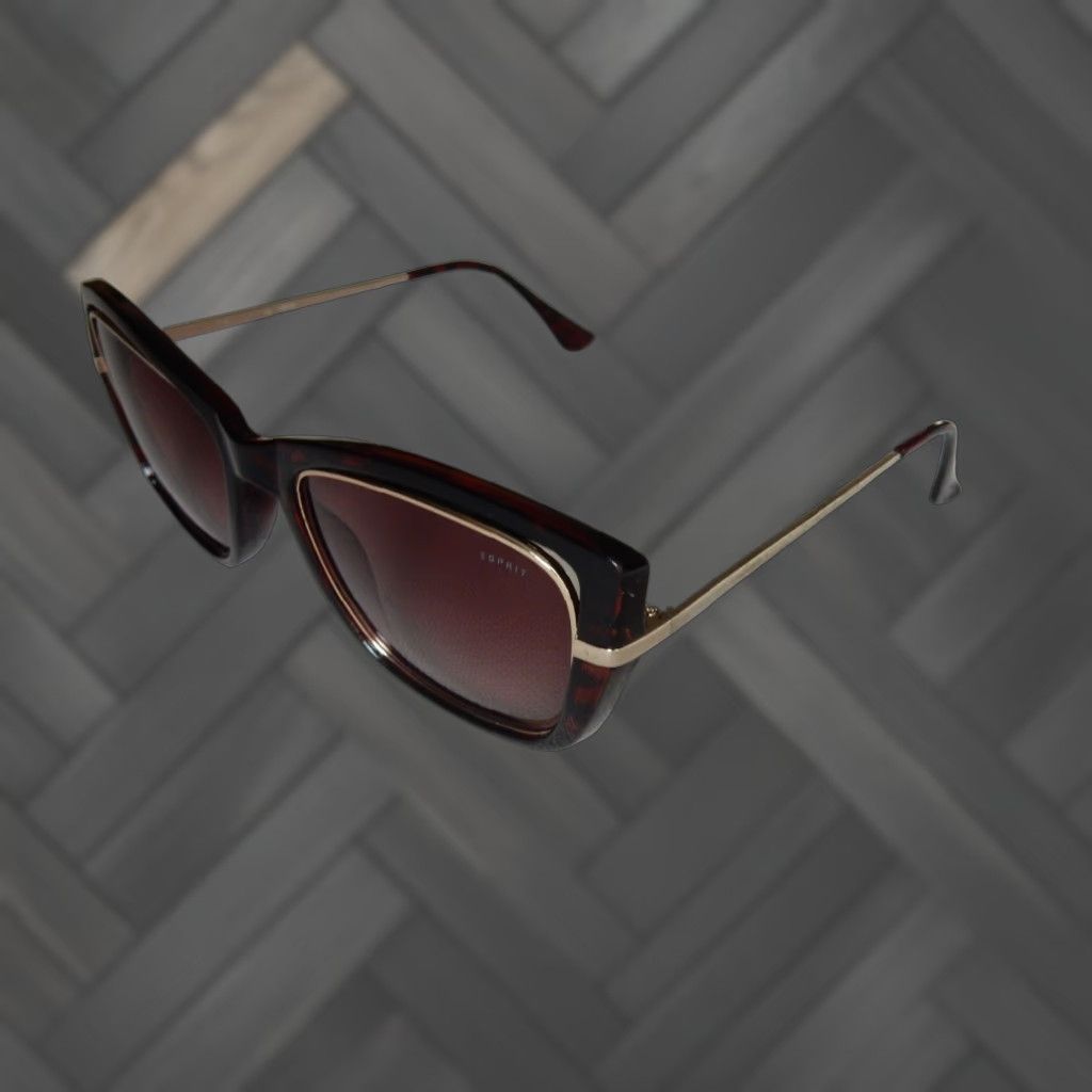 Esprit VINTAGE Esprit Sunglasses Women Brown 55x19 140mm Scratched Lenses Size ONE SIZE - 1 Thumbnail