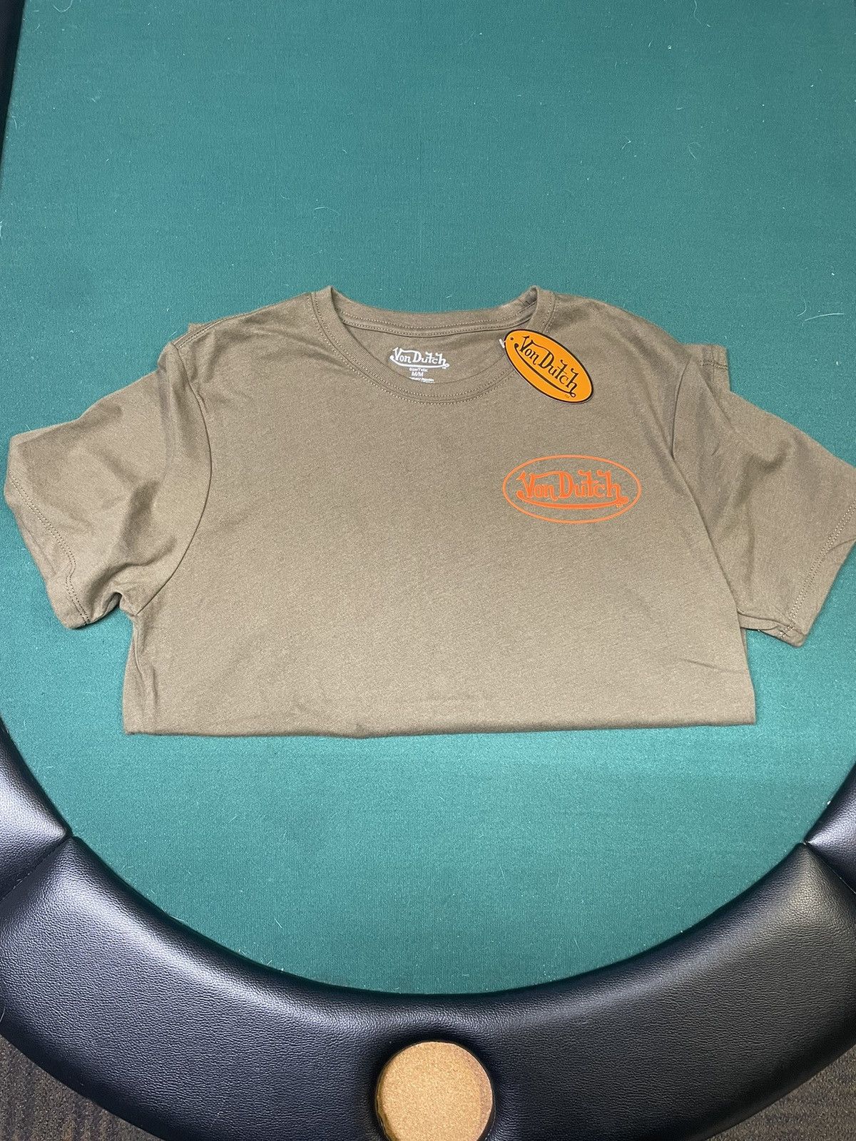Von Dutch Von Dutch Olive Green Logo Tee (New with Tag) Size US M / EU 48-50 / 2 - 4 Thumbnail