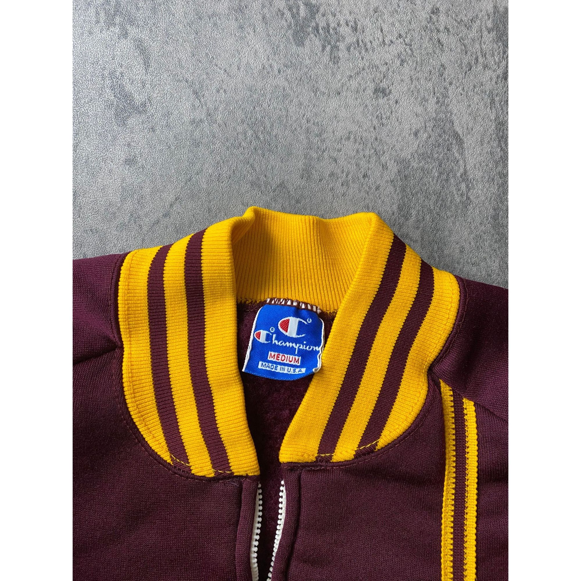 Champion × Vintage 70s 80s Champion Jacket Red Dimond Size US S / EU 44-46 / 1 - 4 Thumbnail