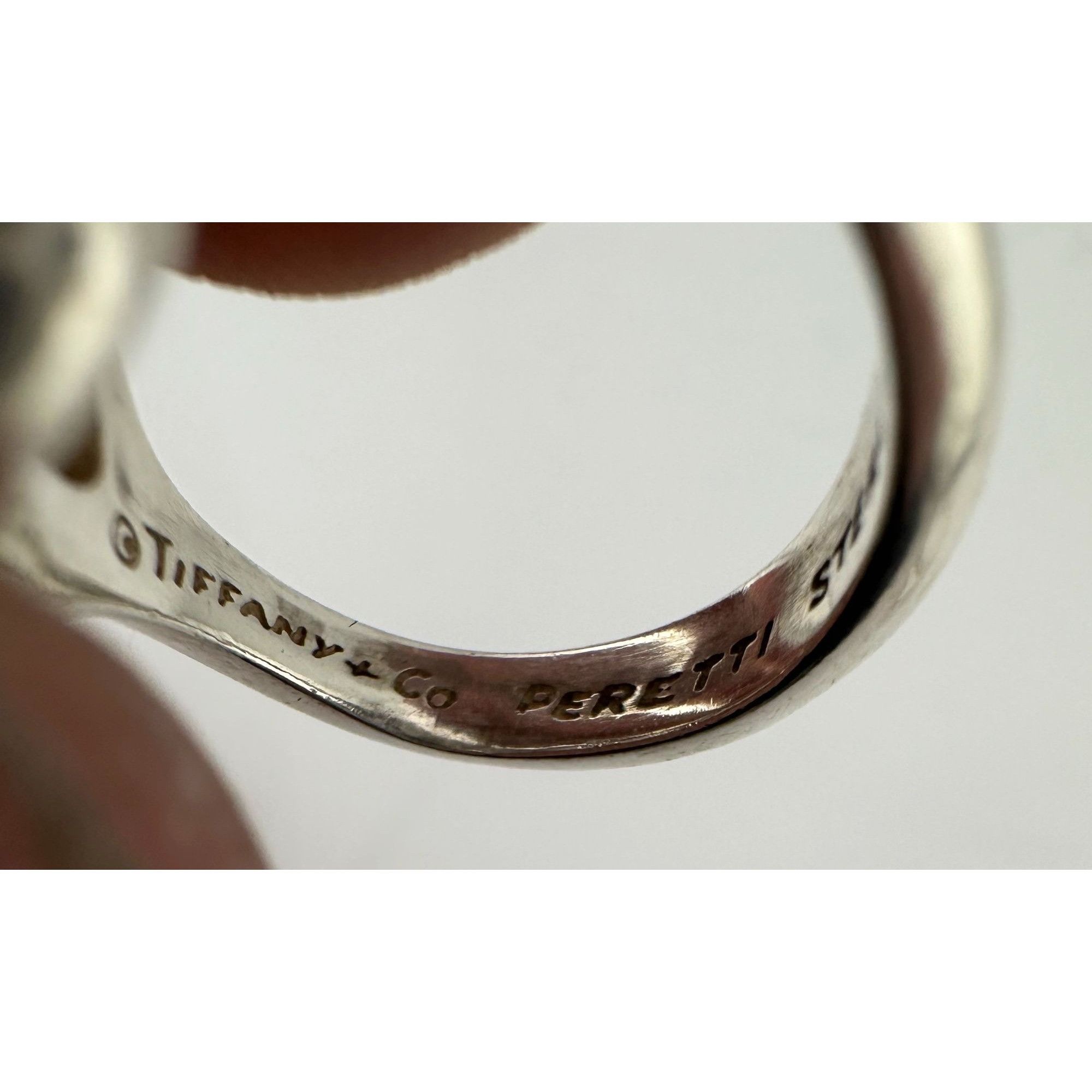 Tiffany & Co. Tiffany & Co Open Heart Ring - Sterling Silver - Size 5.5 Size ONE SIZE - 11 Thumbnail