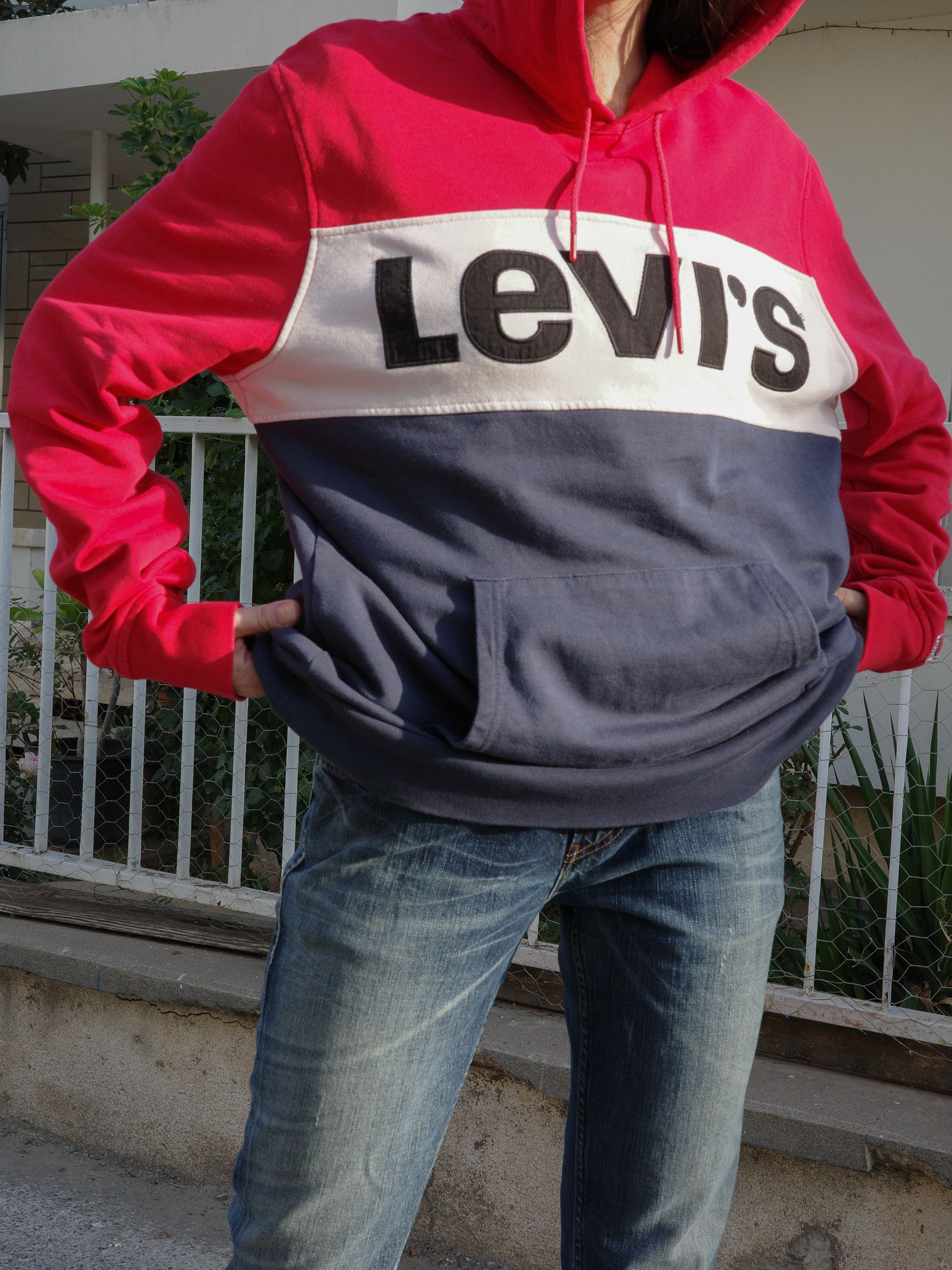 Levi's Levi's Tri-Color Hoodie Size US L / EU 52-54 / 3 - 1 Thumbnail