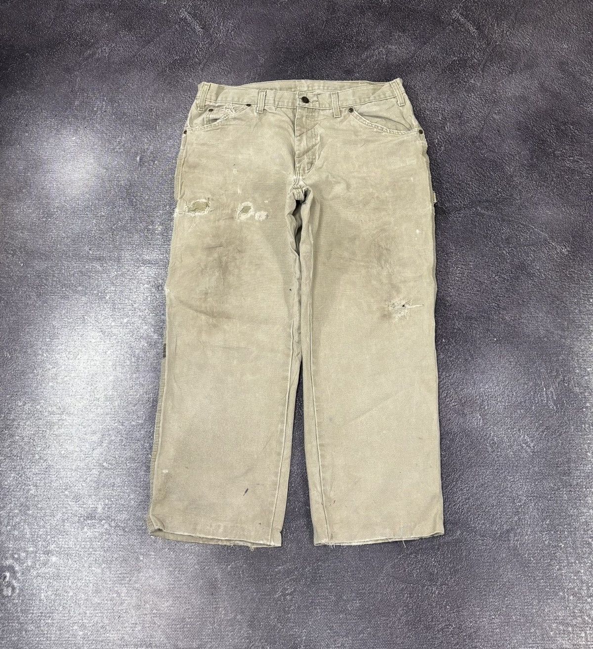 Dickies Vintage Dickies Distressed Denim American Hype Pants Jeans Size US 34 / EU 50 - 2 Thumbnail