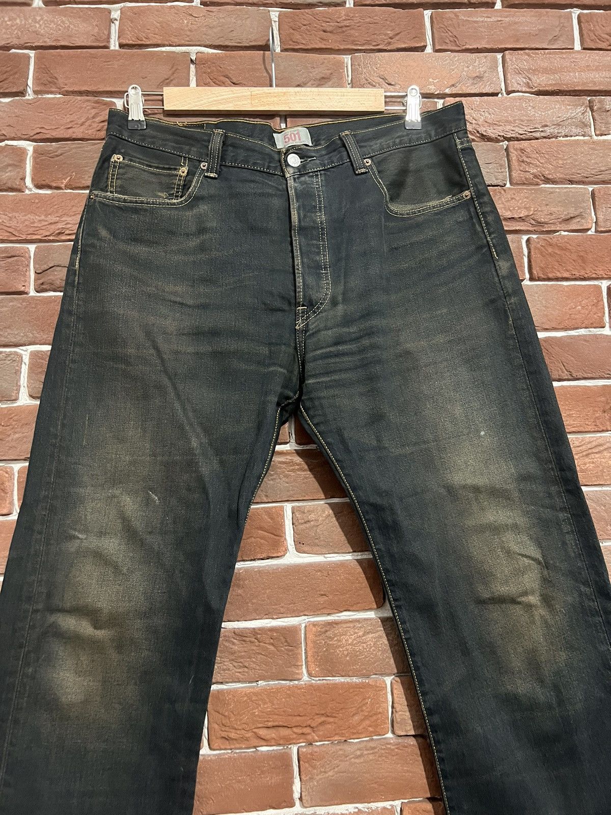 Levi's Levi’s 501 36x32 dirty washed damaged grunge flared jeans Size US 36 / EU 52 - 3 Thumbnail