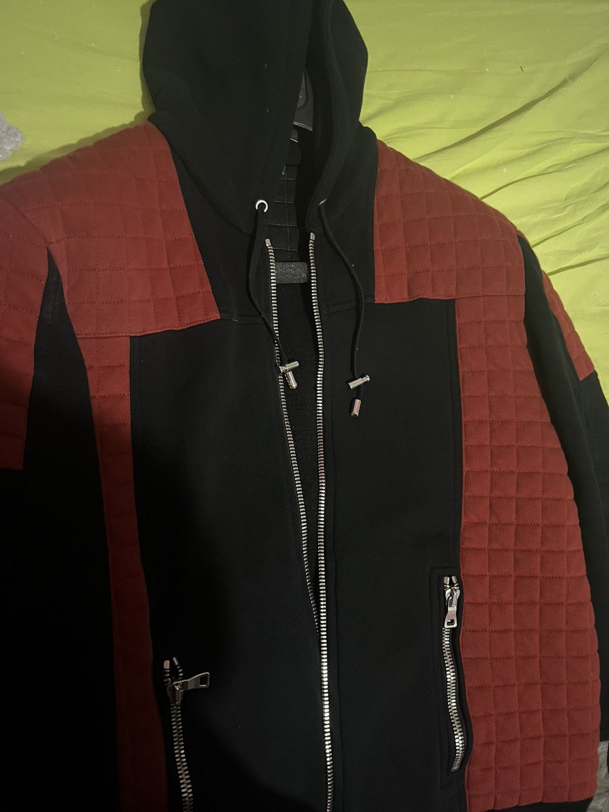 Balmain Balmain 2015 colorblock hoodie Size US L / EU 52-54 / 3 - 3 Thumbnail