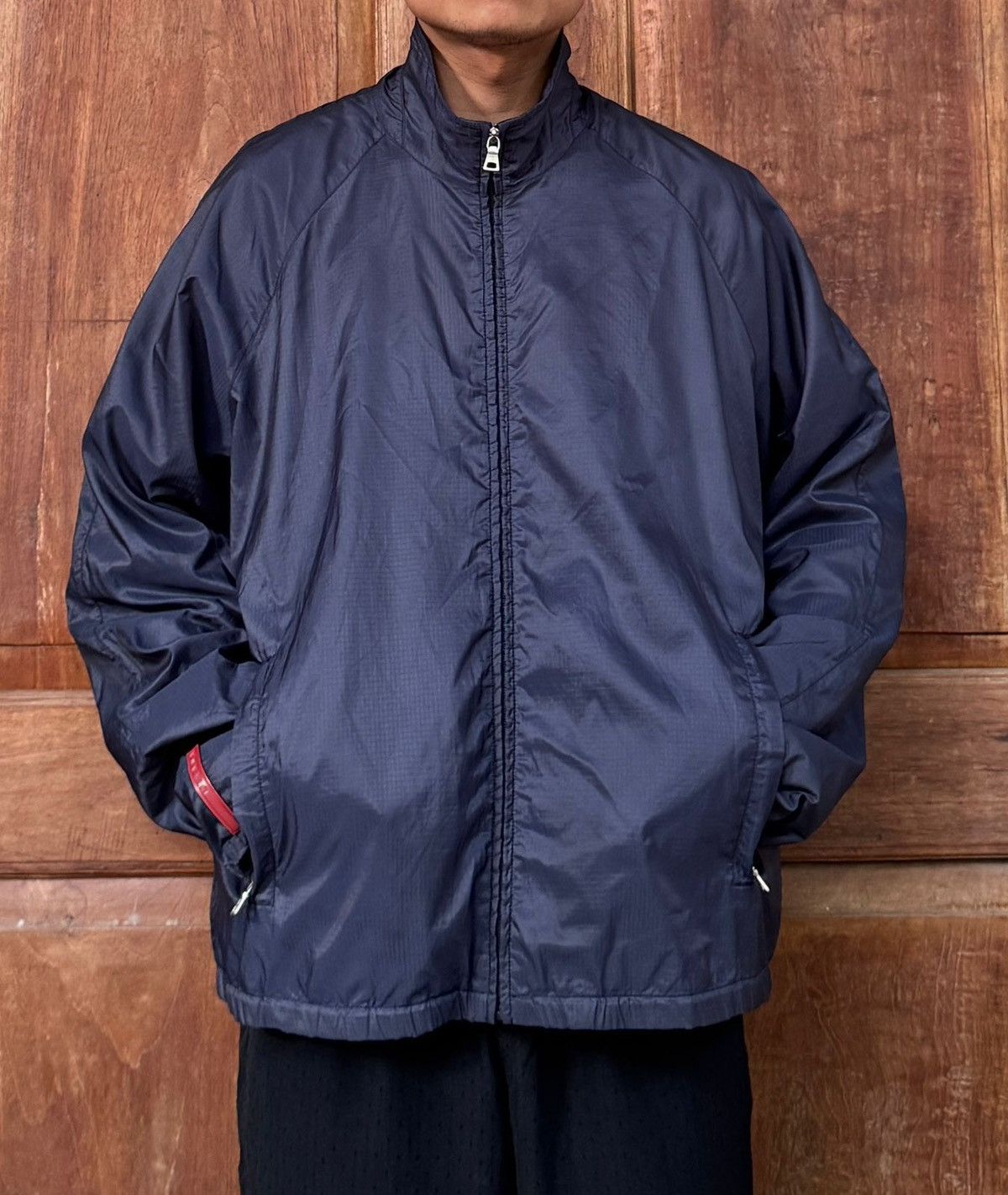 Prada FREE TAX ! 2000s Red Tab Track Jacket Size US XL / EU 56 / 4 - 1 Thumbnail