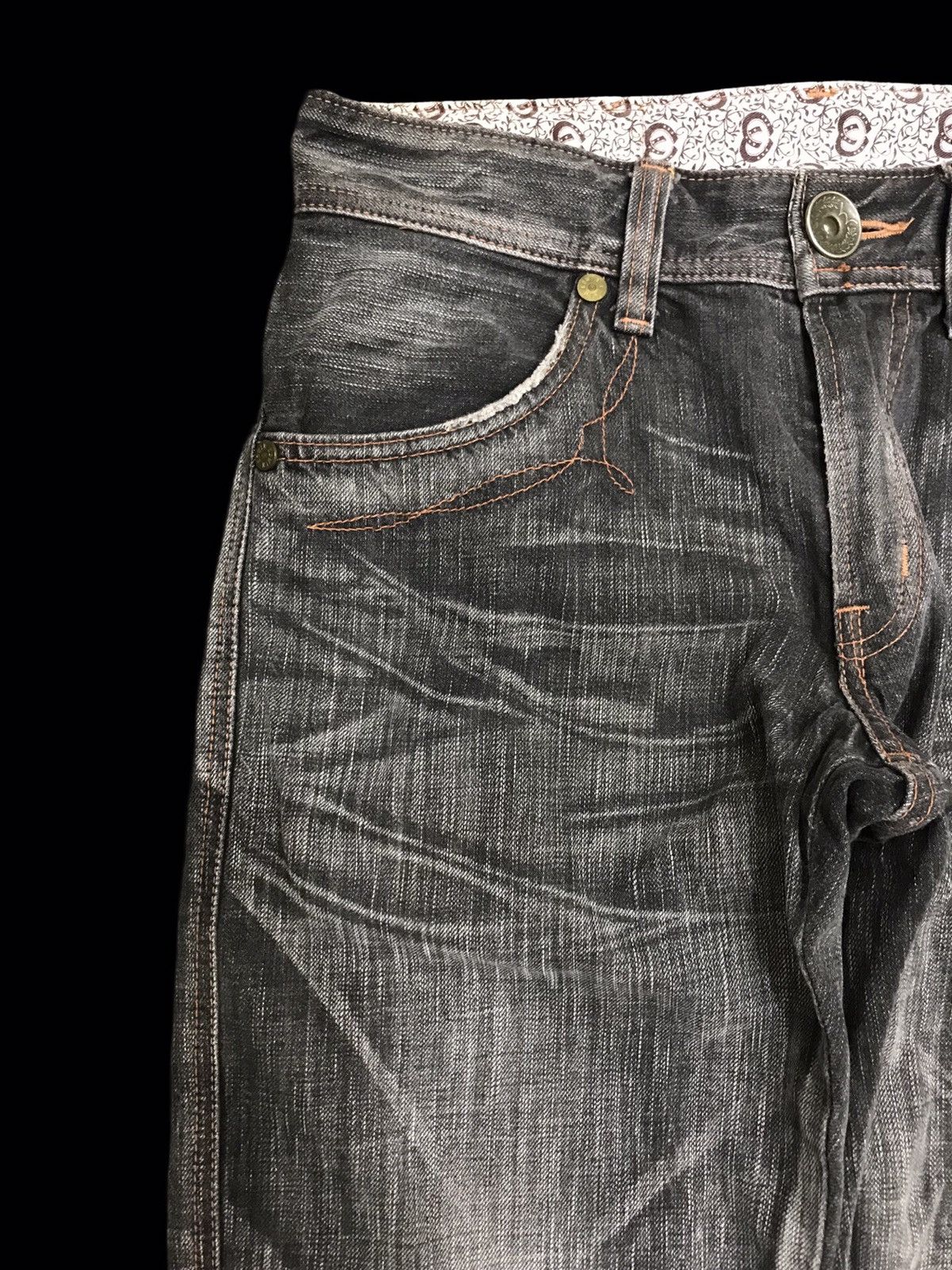 Edwin 💥ARCHIVAL💥EDWIN 503 BLUE TRIP RAW FADE BLACK DENIM F351 Size US 31 - 4 Thumbnail