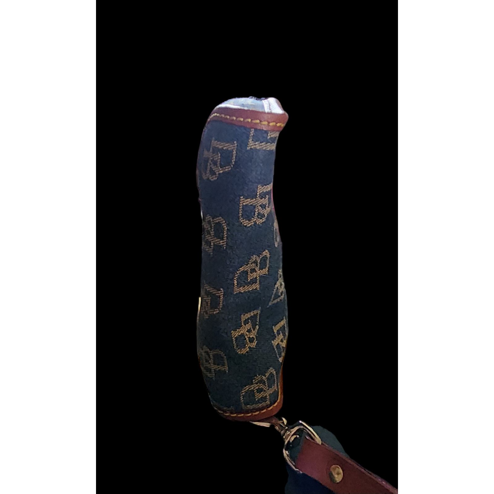 Dooney & Bourke Dooney & Bourke Blue Jean Brown Leather Trim Wristlet Size ONE SIZE - 6 Thumbnail