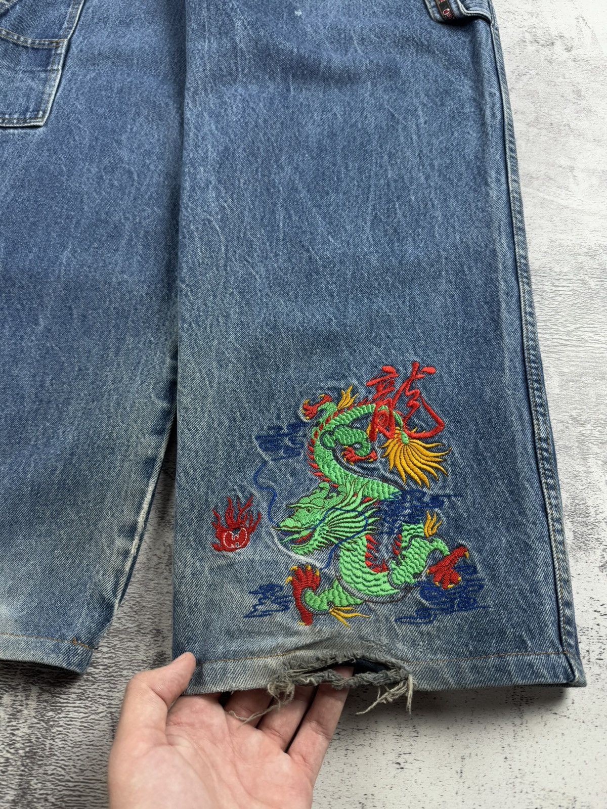 Wu-Tang Clan WU-TANG VINTAGE DENIM RAP HIP HOP BAGGY SKATE JEANS PANTS Size US 34 / EU 50 - 7 Thumbnail