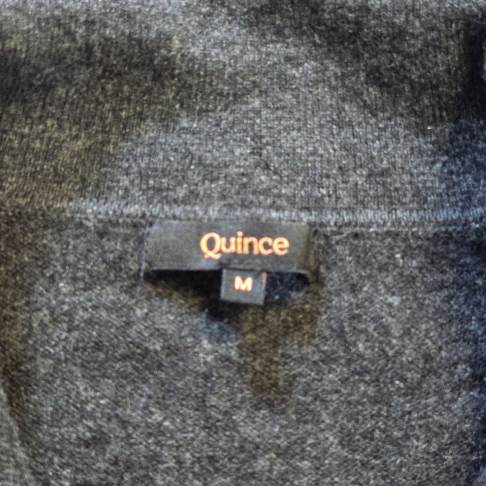 Quince Quince Sweater Womens Medium Gray Mongolian Cashmere Polo Henley Capsule Pullover Casual Knit Long Sleeve Collared Regular Size M Women Size M / US 6-8 / IT 42-44 - 4 Thumbnail