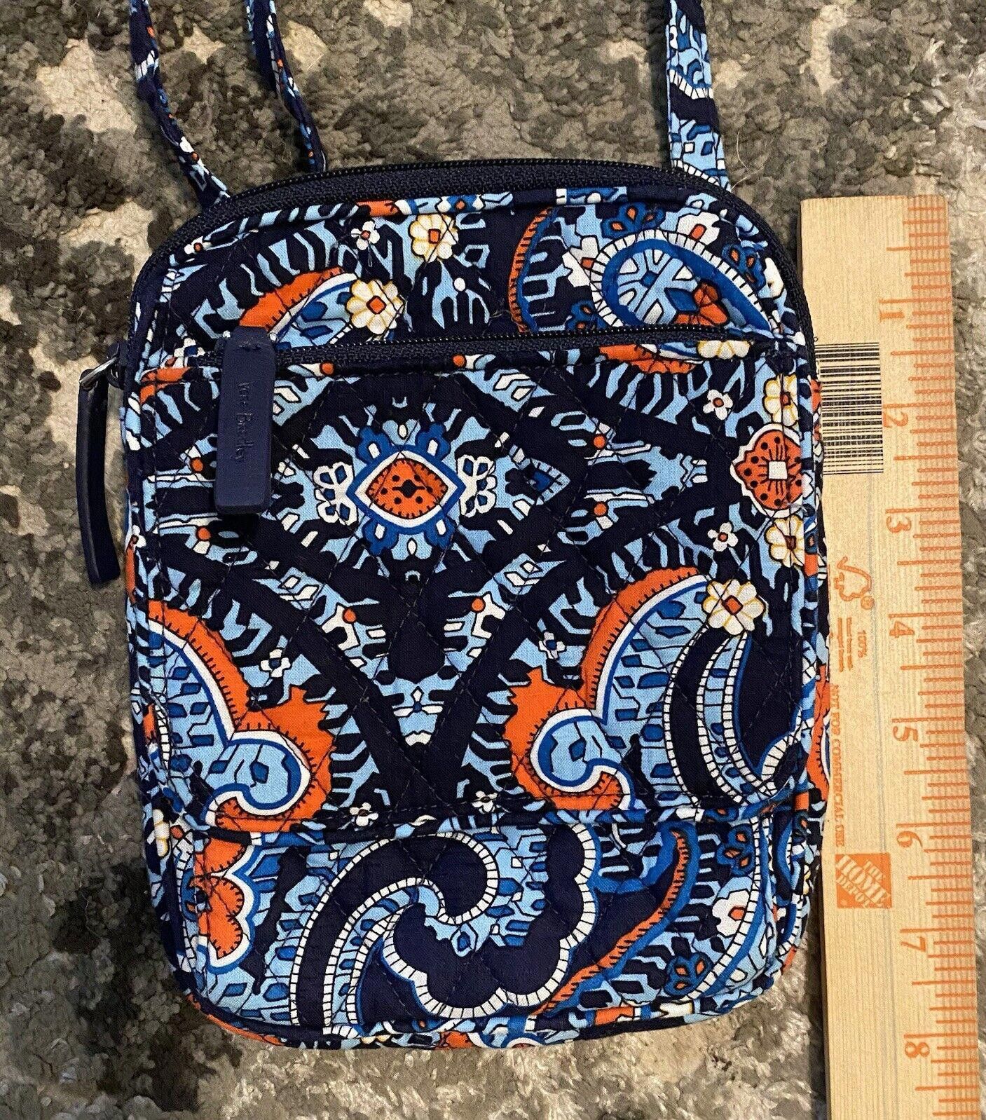Designer Vera Bradley Java Blue Hipster Quilted Floral Crossbody Bag Size ONE SIZE - 5 Thumbnail
