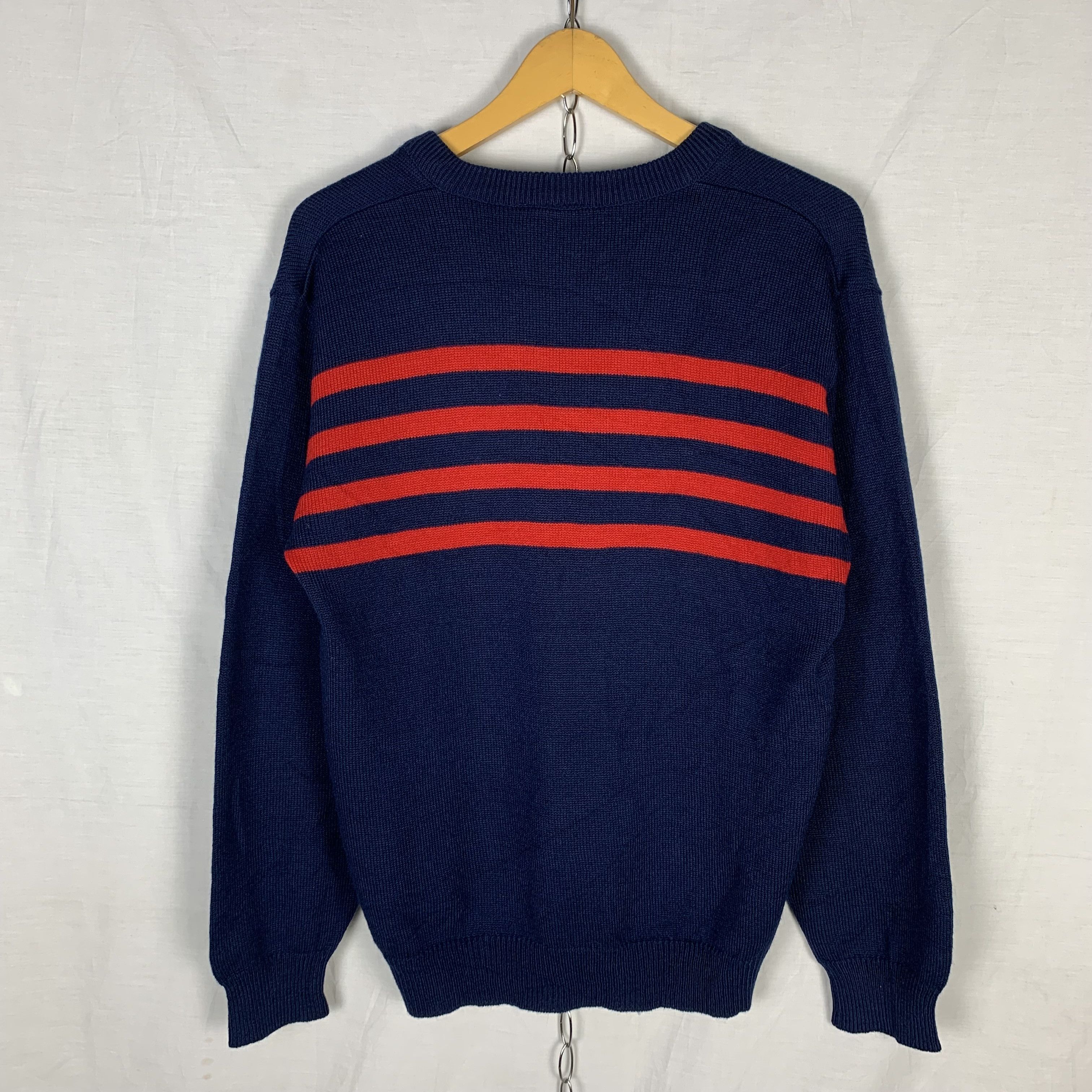 Lacoste Vintage Lacoste Knit Sweater Cardigan Jumper Size US S / EU 44-46 / 1 - 2 Thumbnail
