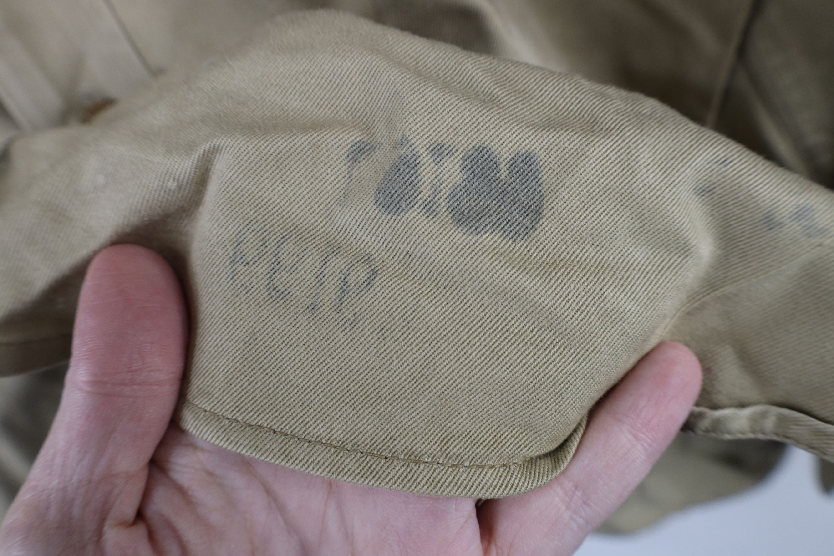 Vintage Vintage 50s Korean War Field Combat Fatigue Shirt Khaki USA Size US M / EU 48-50 / 2 - 11 Thumbnail