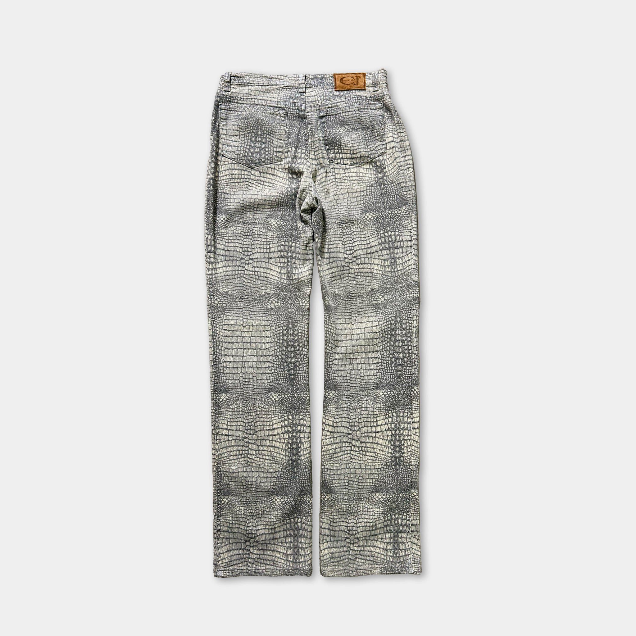 Just Cavalli Just Cavalli 00's Snakeskin Pants Size US 28 / EU 44 - 4 Thumbnail