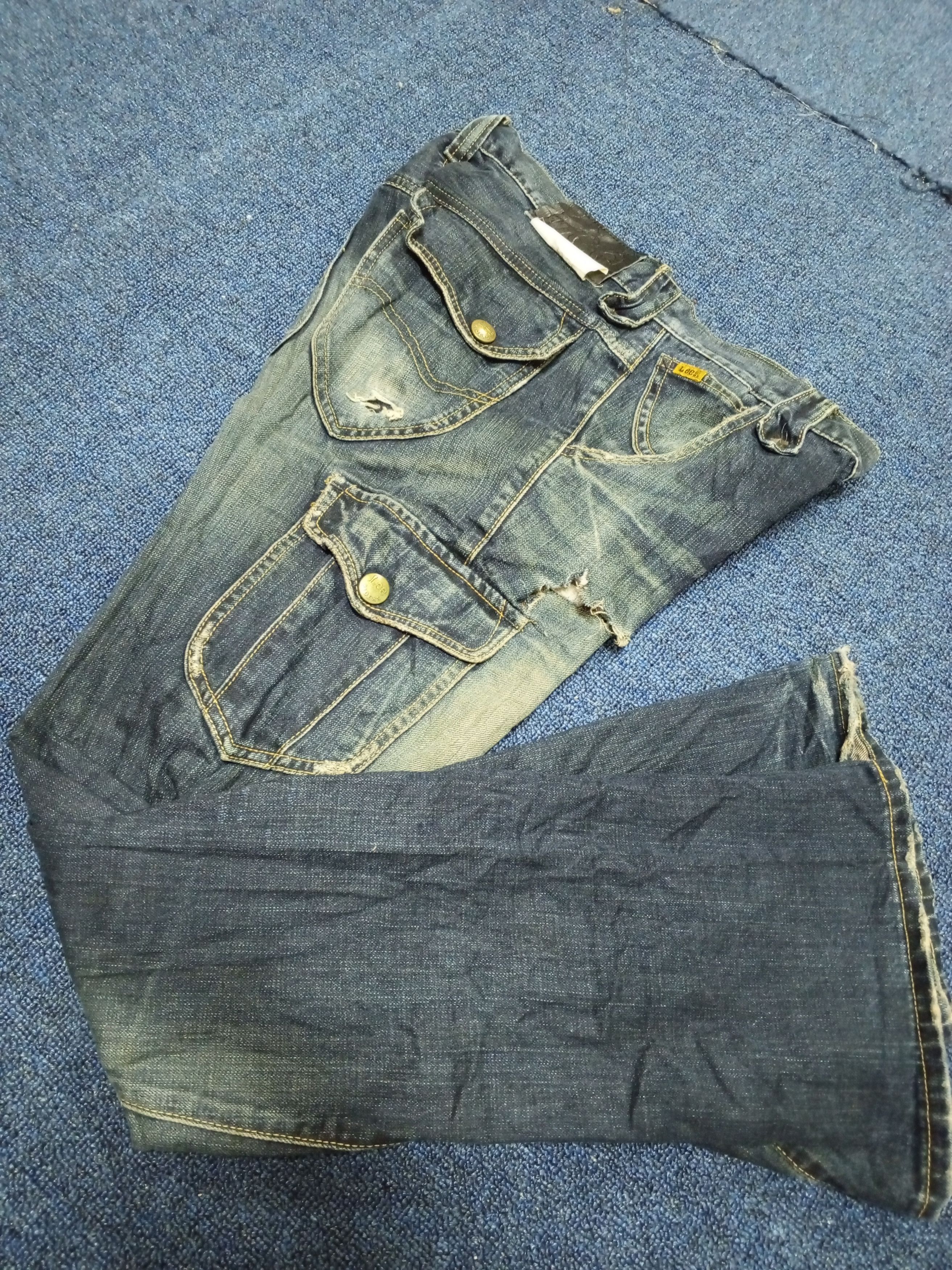 Lee × Vintage LEE RIDERS RARE CARGO POCKET Size US 33 - 3 Thumbnail