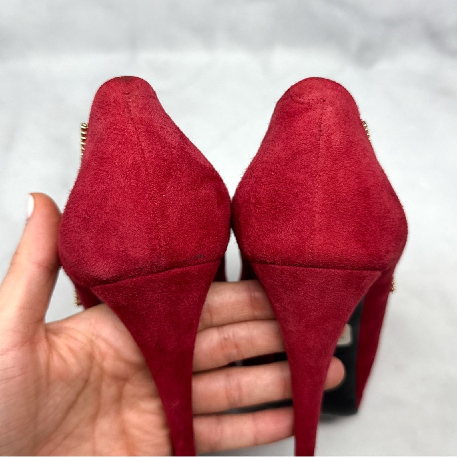 Giuseppe Zanotti Giuseppe Zanotti Rhinestone Lightning Bolt Platform Heels 38 Size US 8 / IT 38 - 7 Thumbnail