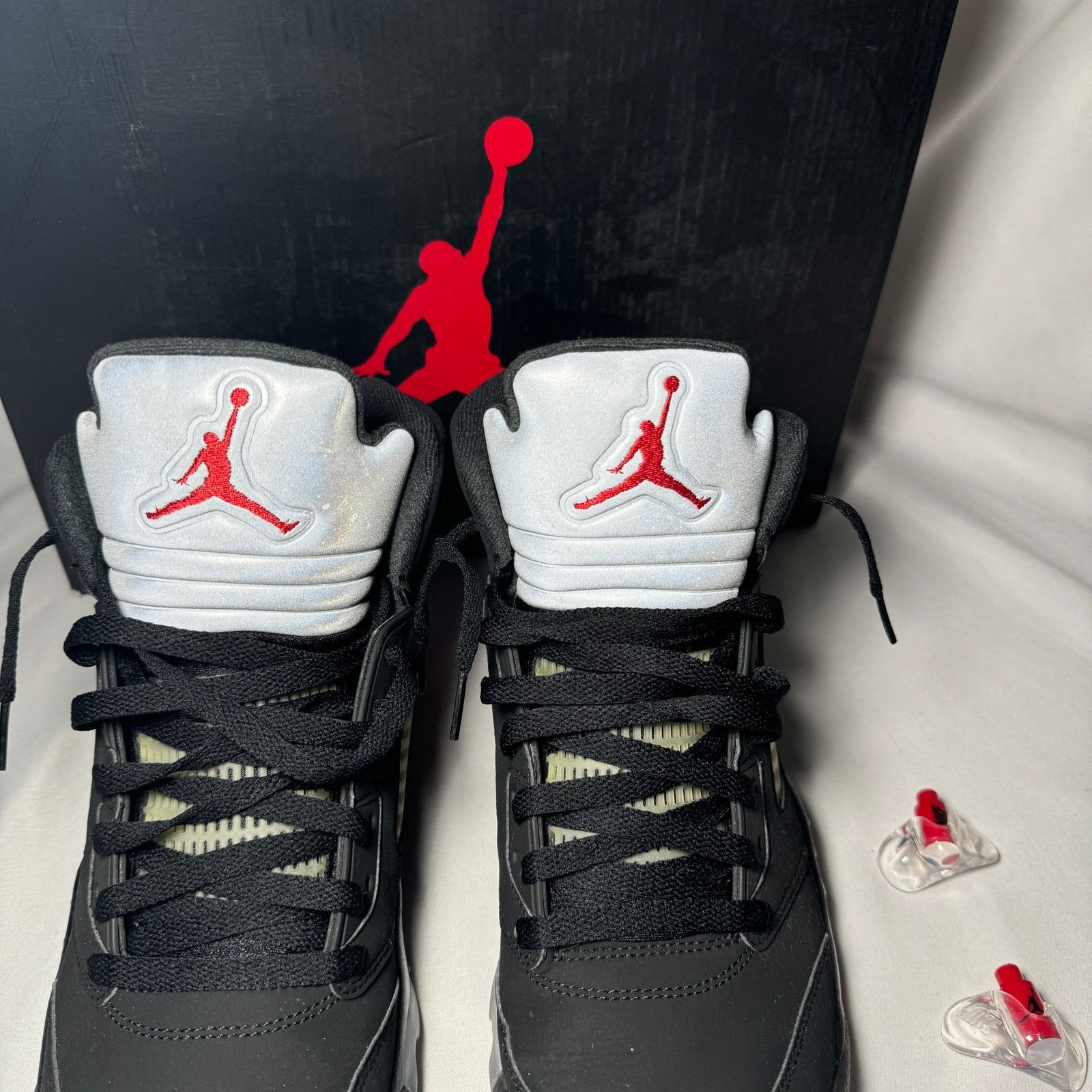 Jordan Brand × Nike Size 11.5 - Nike Air Jordan 5 Retro OG Black Metallic 2016 Size US 11.5 / EU 44-45 - 4 Thumbnail