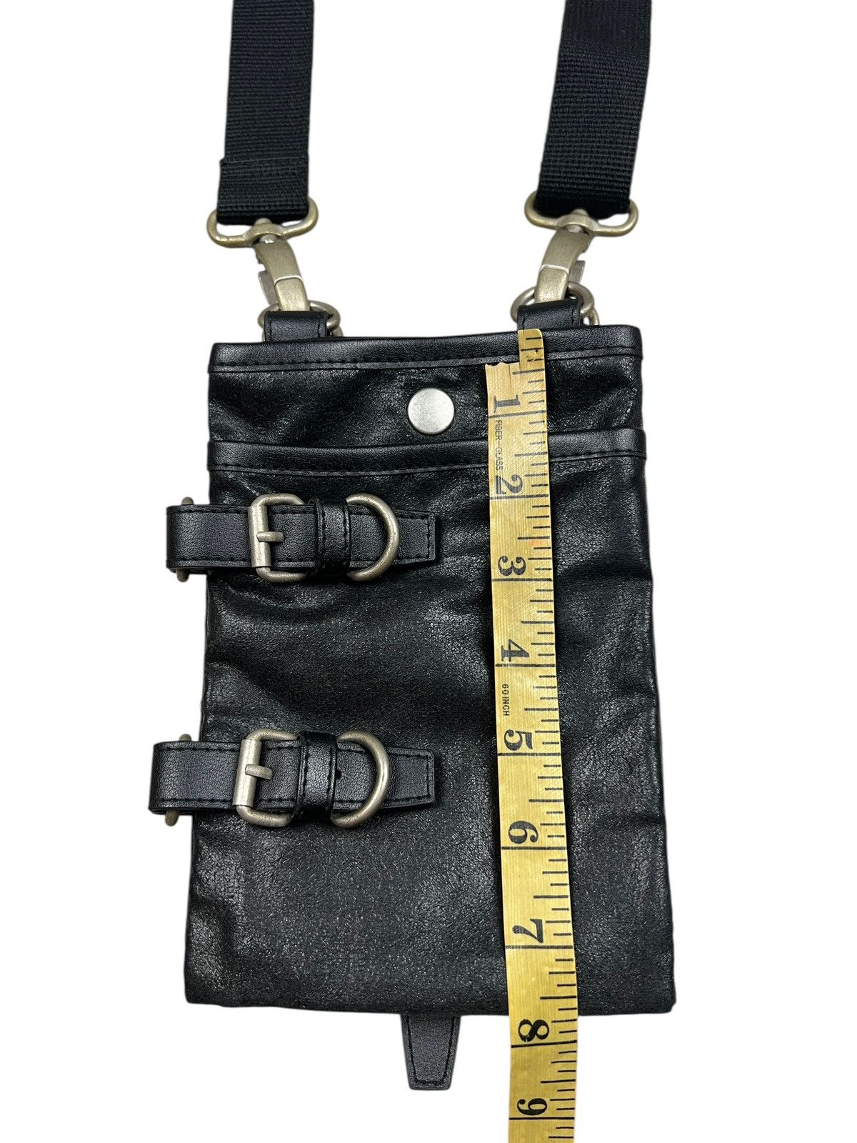 Japanese Brand × Other × Seditionaries Faux Leather Custom Made Bondage Sling Bag Size ONE SIZE - 8 Thumbnail