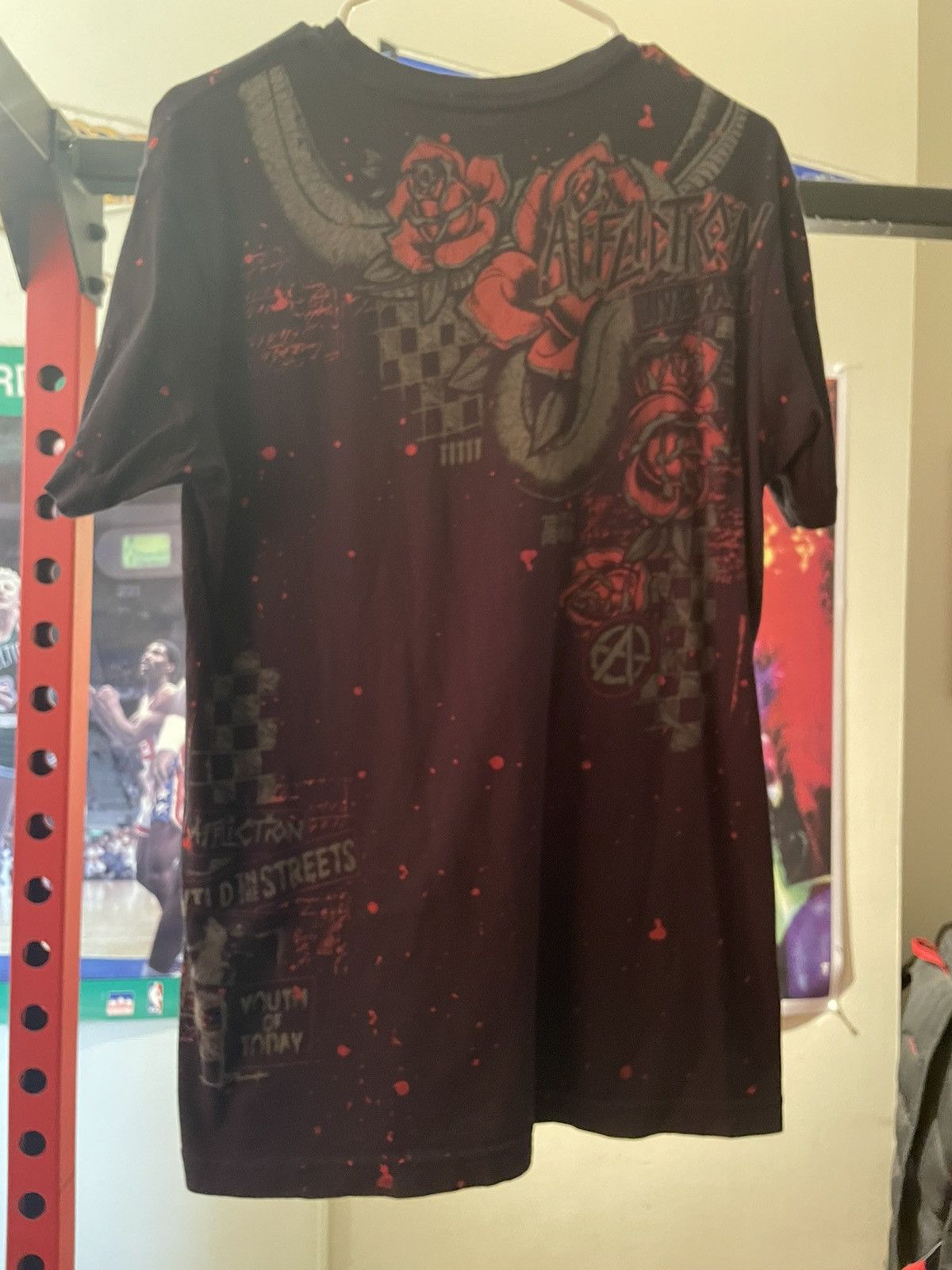 Affliction × Drain Gang × Haunted Mound AFFLICTION Limited Distressed Tee Size US S / EU 44-46 / 1 - 3 Thumbnail