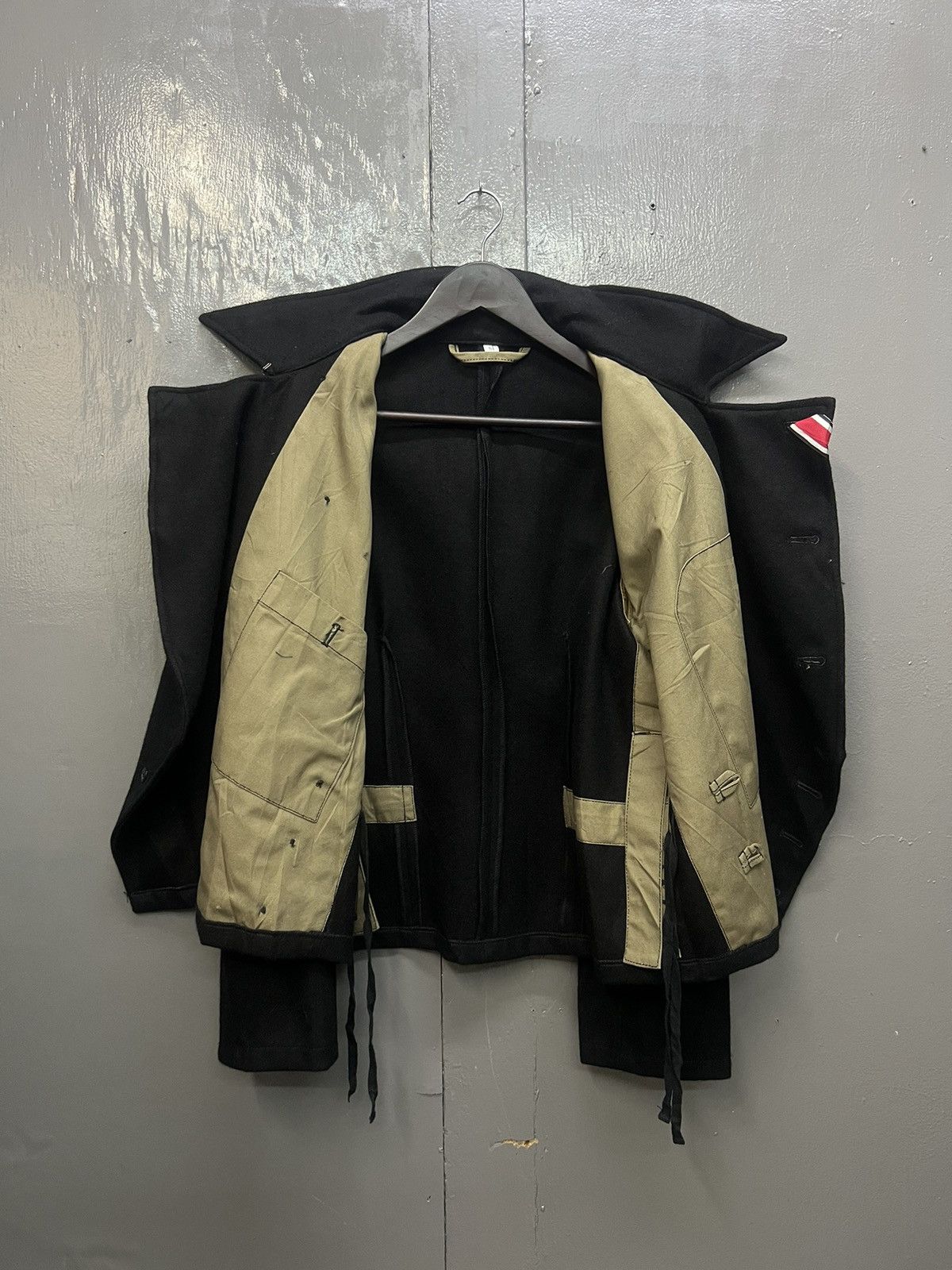 Vintage Vintage Wool Jacket Army Style Size US M / EU 48-50 / 2 - 7 Thumbnail