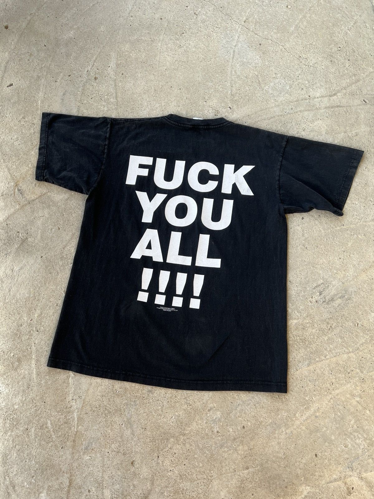 Band Tees 2003 CARPATHIAN FOREST Fuck Your All Tee Size US L / EU 52-54 / 3 - 1 Thumbnail