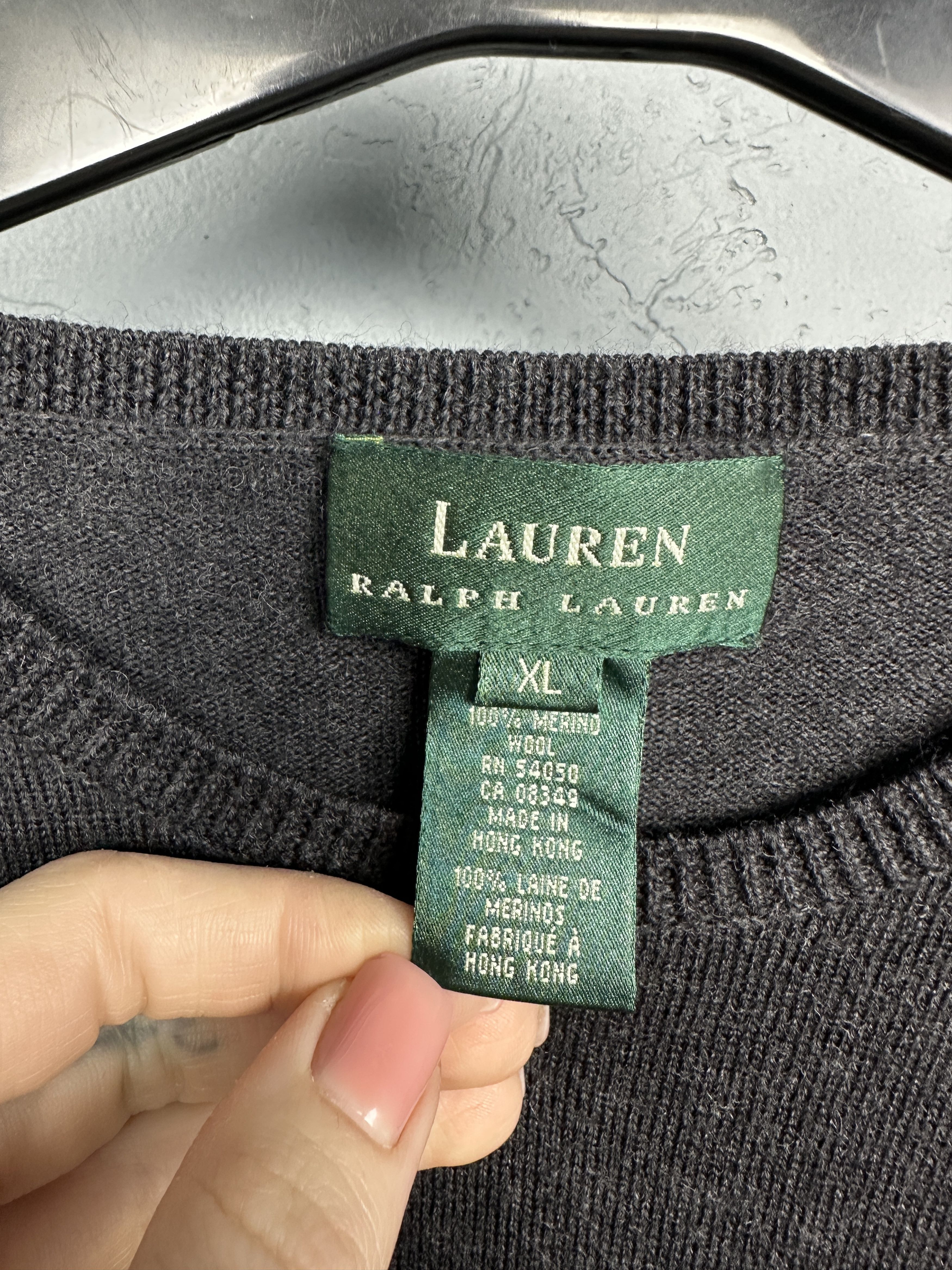 Polo Ralph Lauren Polo Ralph Lauren Womens Merino Wool Sweater Size XL / US 12-14 / IT 48-50 - 3 Thumbnail
