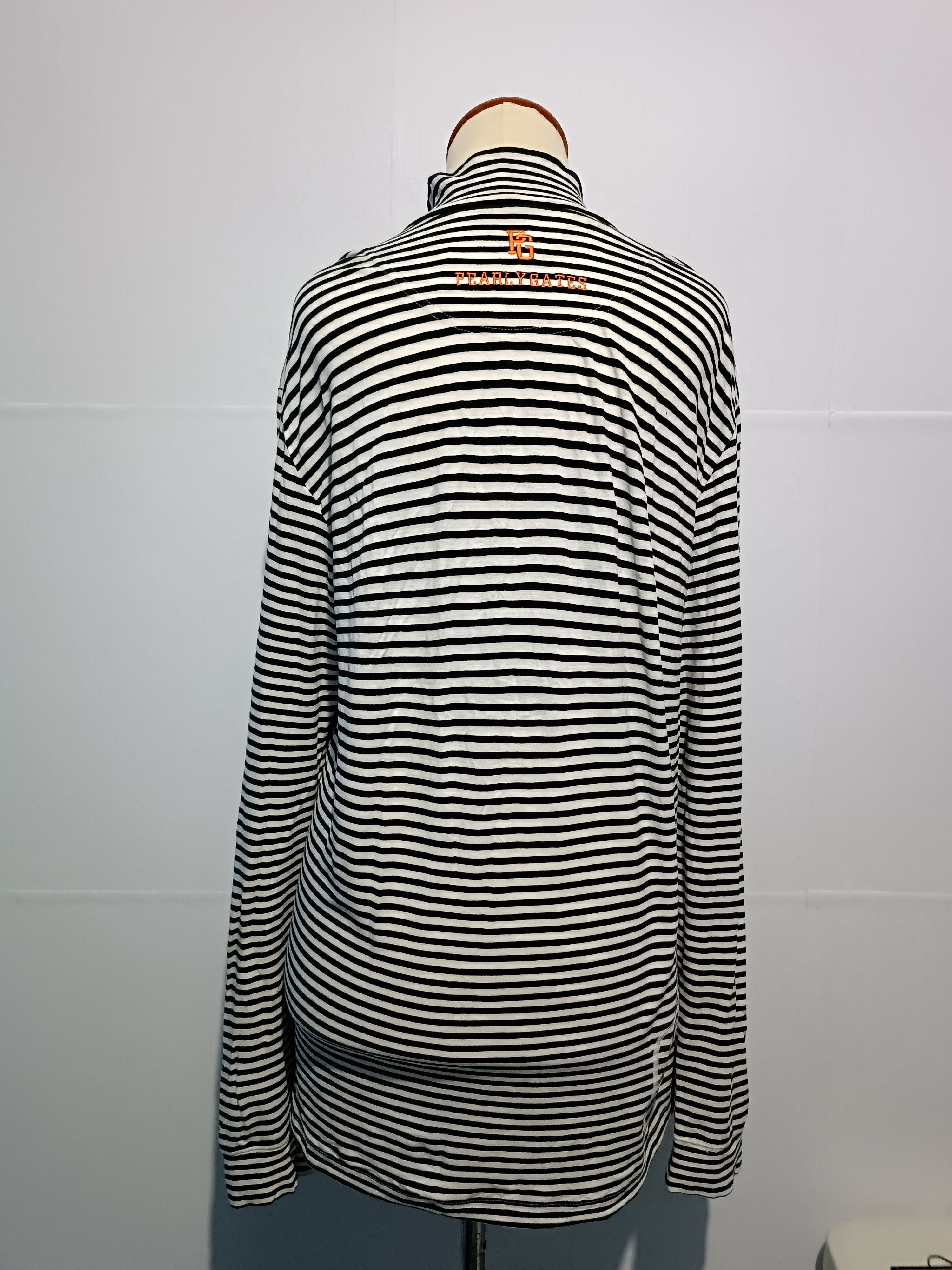 Japanese Brand × Vintage PEARLY GATES Half-zip long-sleeve T-shirt with stripes Size M / US 6-8 / IT 42-44 - 6 Thumbnail