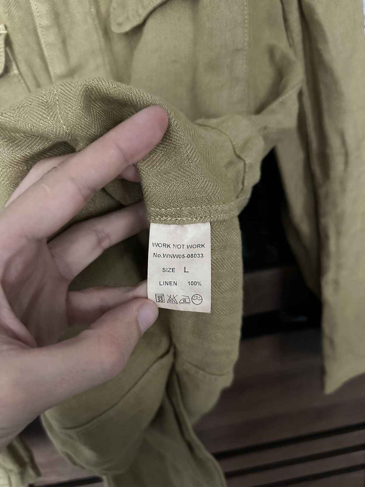 Japanese Brand Work Not Work Artisan Classics Japan Linen Jacket Size US L / EU 52-54 / 3 - 11 Thumbnail