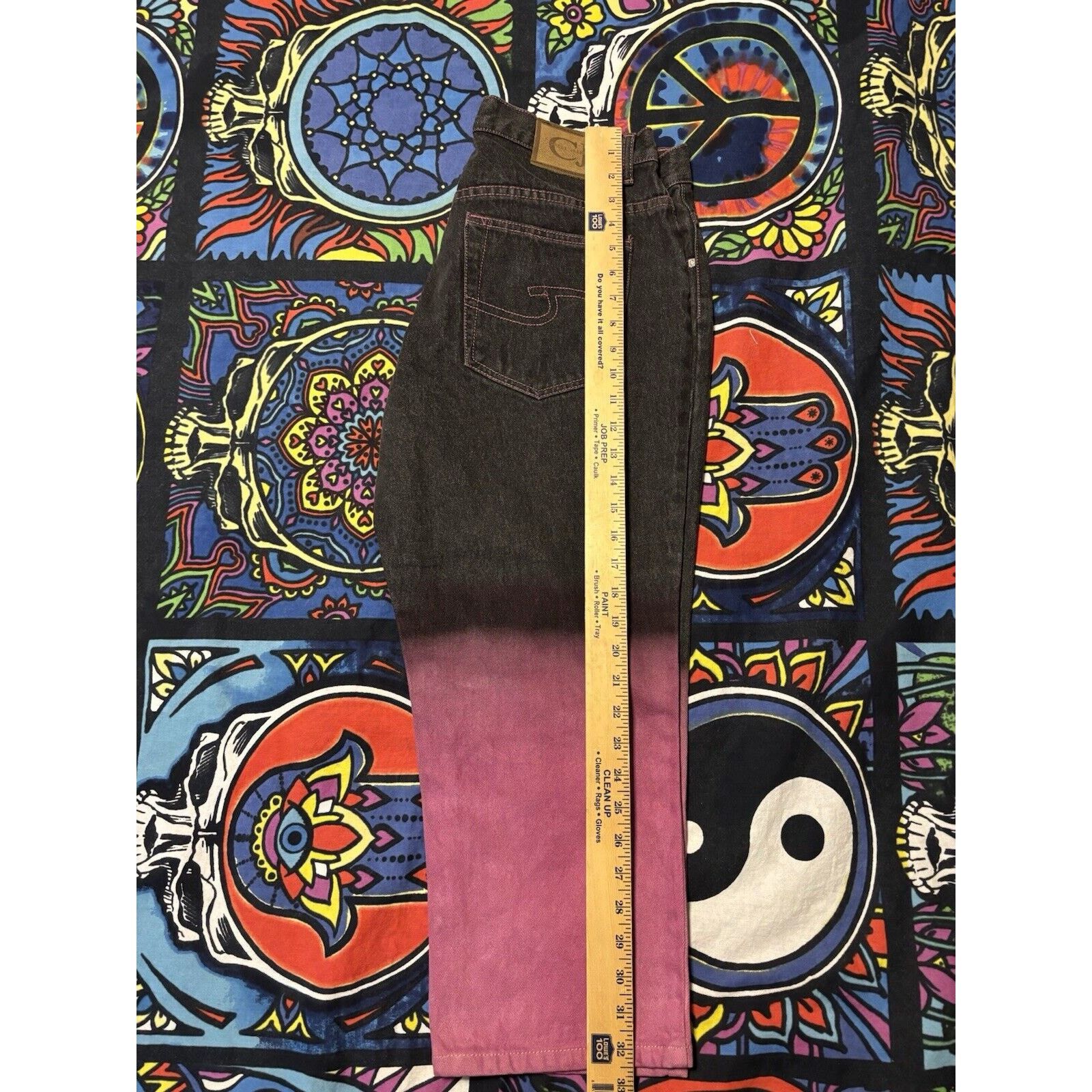 Other Vintage y2k crest pink black Capris Jorts hip hop NWT 13/14 Size US 28 / EU 44 - 4 Thumbnail