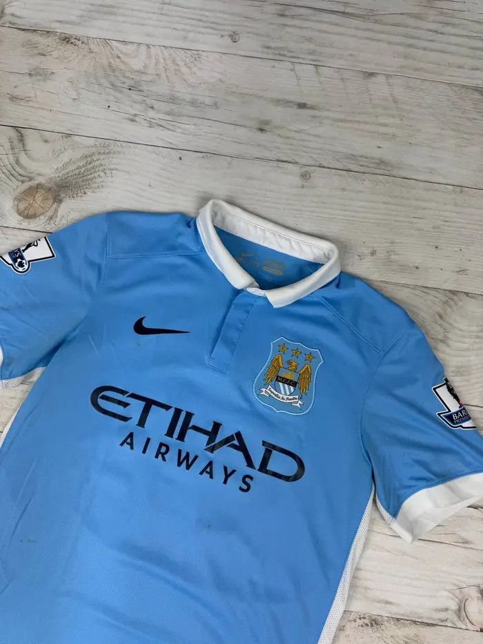 Nike Nike Manchester City 2015 2016 Kun Aguero #10 Home Jersey Size US S / EU 44-46 / 1 - 3 Thumbnail