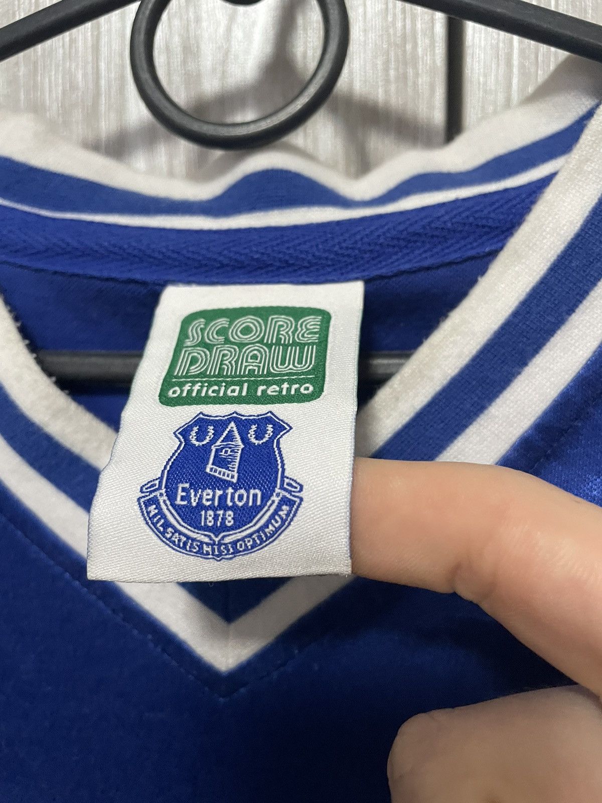 Umbro × Vintage Everton 1982 1984 Nafnia Score Draw Jersey Vintage Size US L / EU 52-54 / 3 - 8 Thumbnail