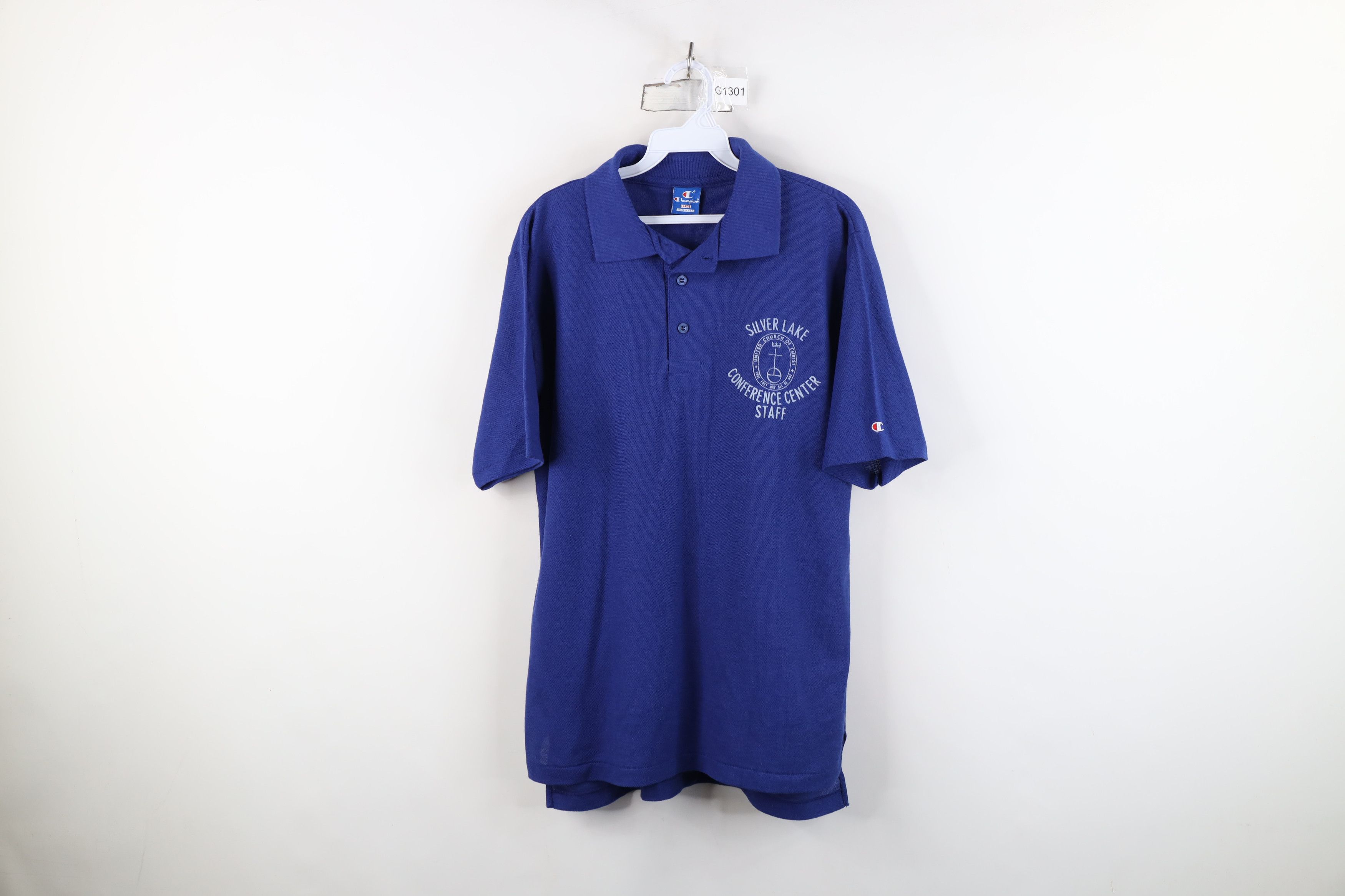 Champion Vintage 80s Champion of Christ Christian Golf Polo USA Size US L / EU 52-54 / 3 - 1 Thumbnail