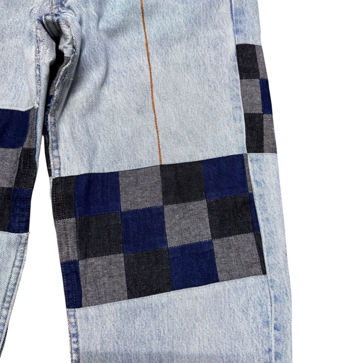 Japanese Brand Vintage Levis 501 Patchwork Jeans Remake By Kalimera Size US 31 - 7 Thumbnail