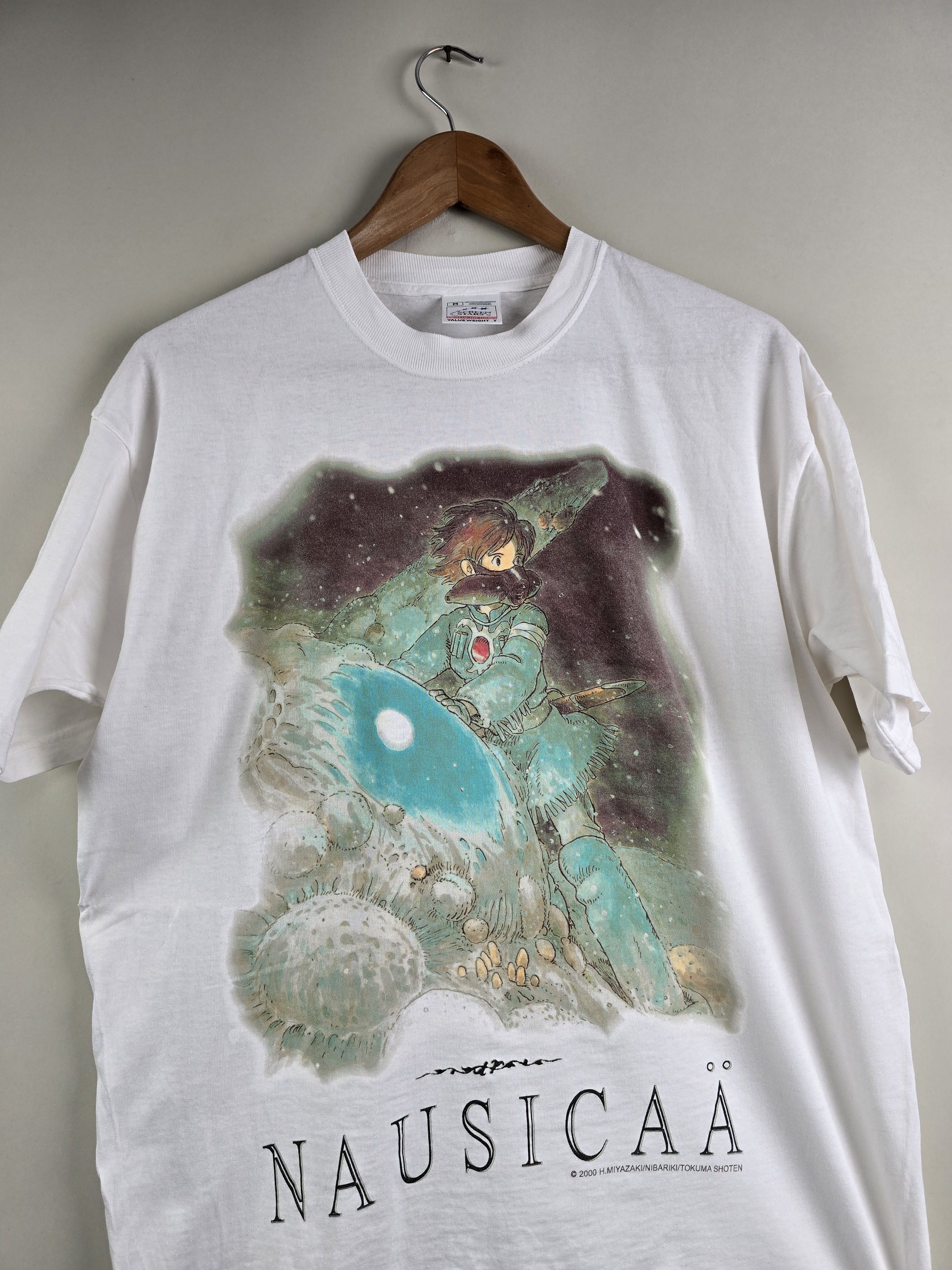 Anime × Vintage 2000 Ghibli Miyazaki's Nausicaa Anime Tee 21.5" 28.5" Size US M / EU 48-50 / 2 - 2 Thumbnail