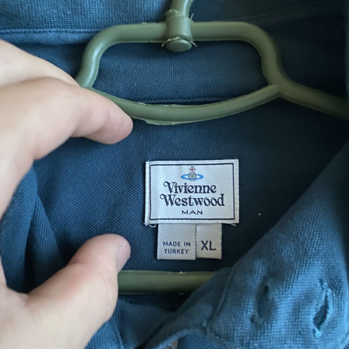 Vivienne Westwood Vivienne Westwood Polo T-Shirt Vintage Small Orb Logo Luxury Size US XL / EU 56 / 4 - 8 Thumbnail