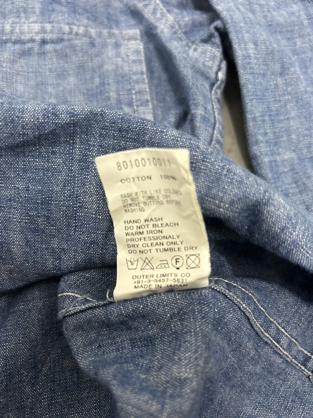 Japanese Brand × Nigel Cabourn Nigel Cabourn Denim Pullover Size US S / EU 44-46 / 1 - 7 Thumbnail