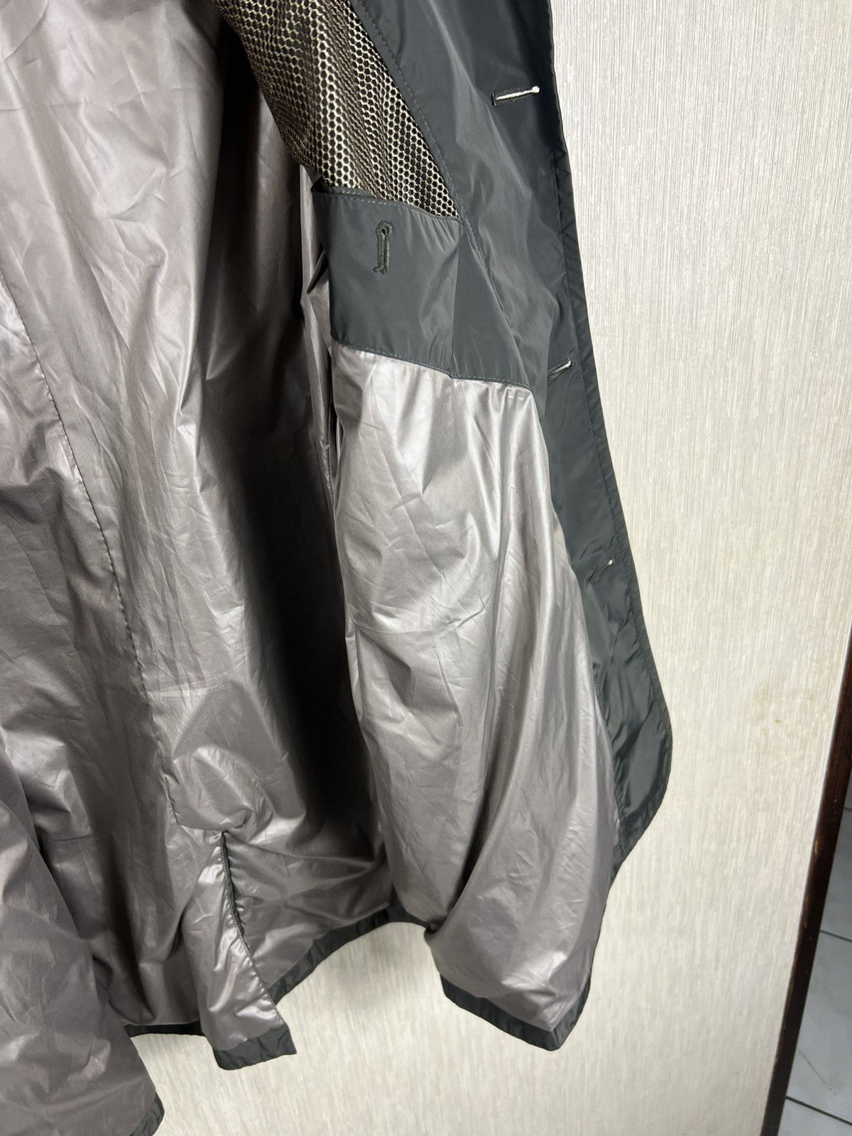 Allegri Allegri nylon long raincoat parka asymmetrical jacket Size US L / EU 52-54 / 3 - 21 Thumbnail