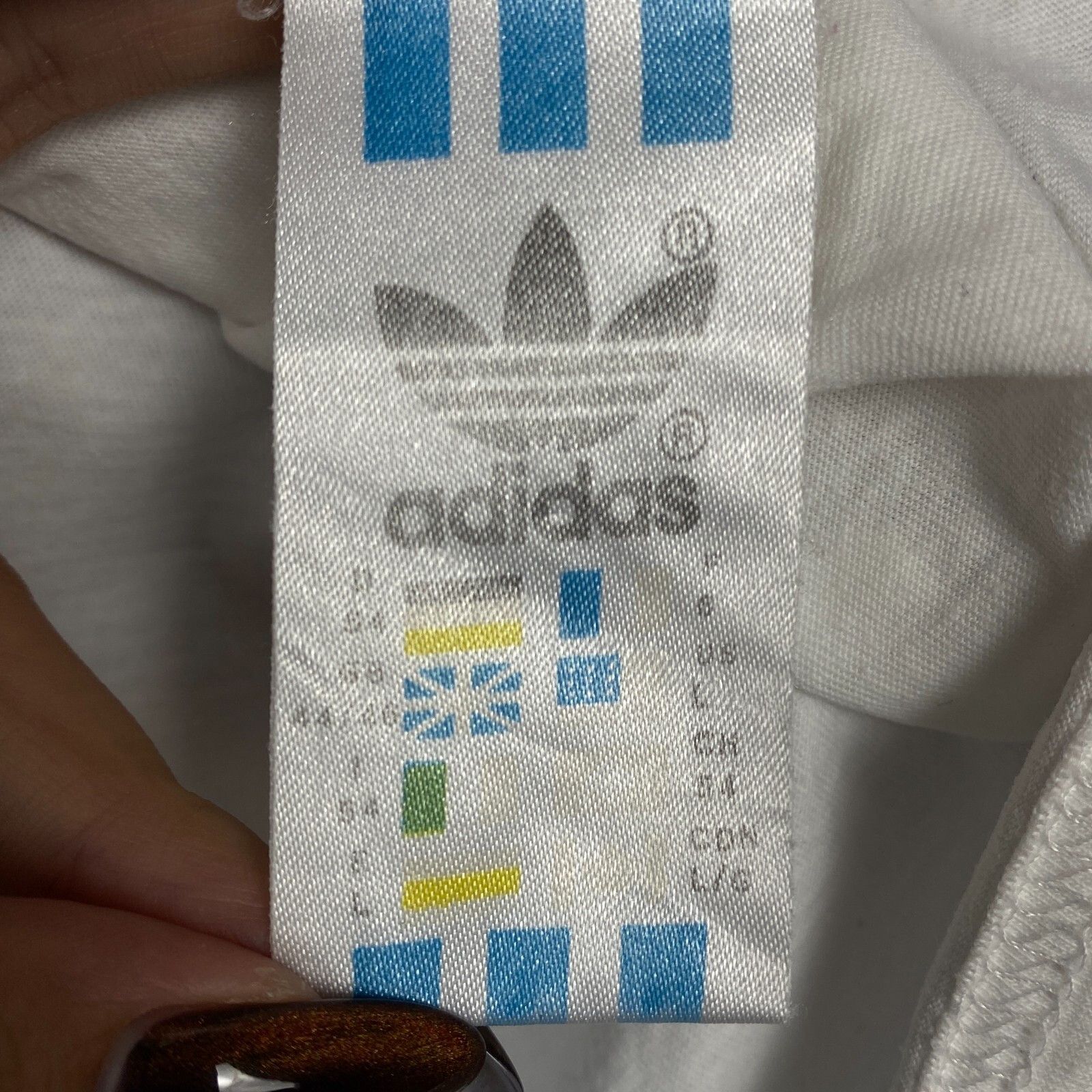 Adidas Adidas Vintage Polo Shirt Men's Size L White Short Sleeve ` Size US L / EU 52-54 / 3 - 6 Thumbnail