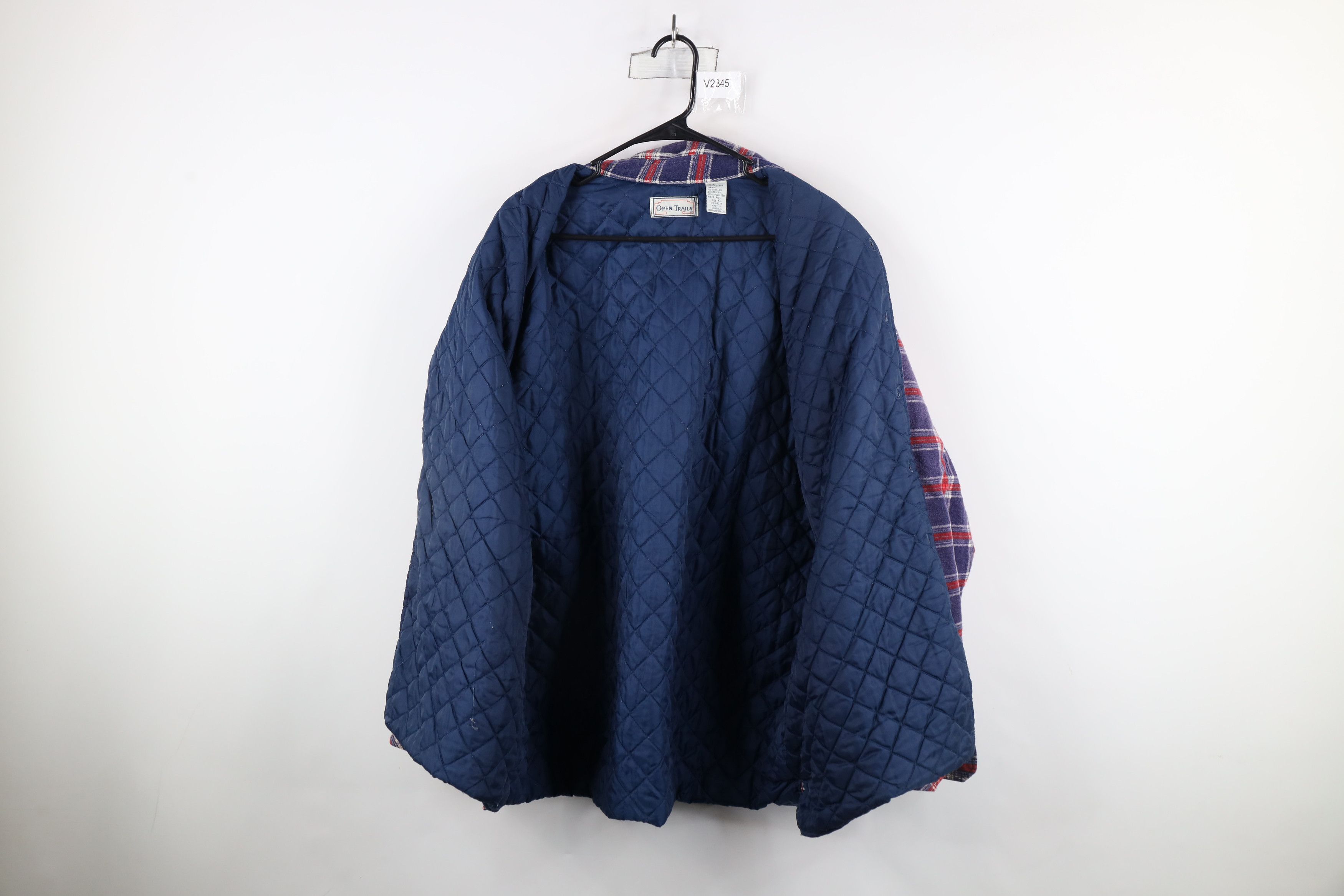 Vintage Vintage 90s Streetwear Flannel Shirt Jacket Jac Shirt Size US XL / EU 56 / 4 - 11 Thumbnail