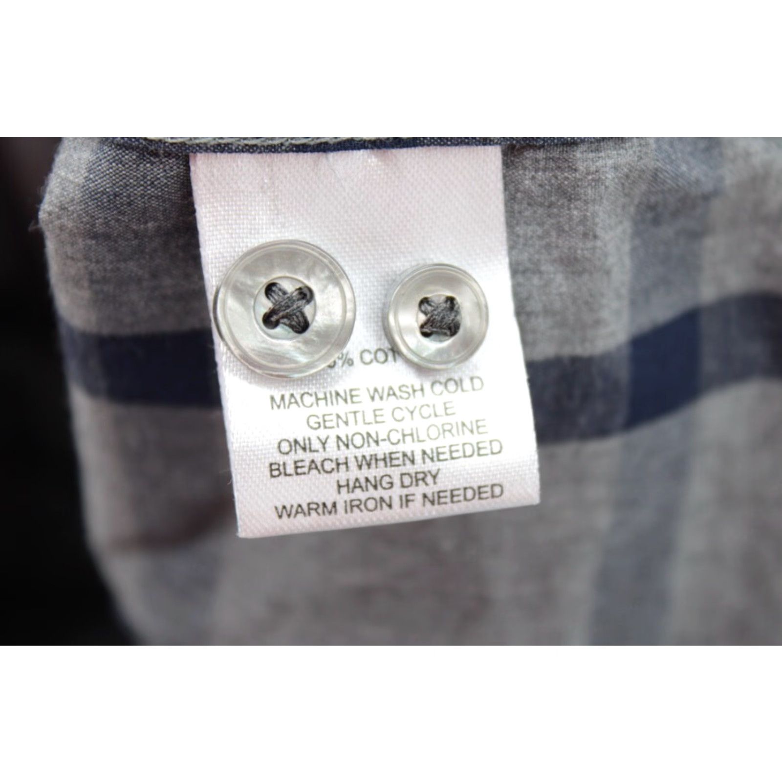 UNTUCKit UNTUCKit Shirt Men’s Gray Windowpane Plaid Cotton Long Sleeve Button-Up Size US M / EU 48-50 / 2 - 5 Thumbnail
