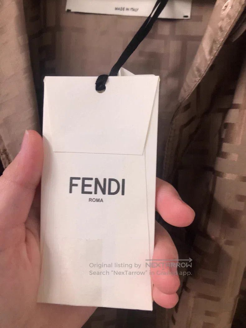 Fendi Fendi All-over printed trench coat Size XXS / US 00 / IT 34 - 7 Thumbnail