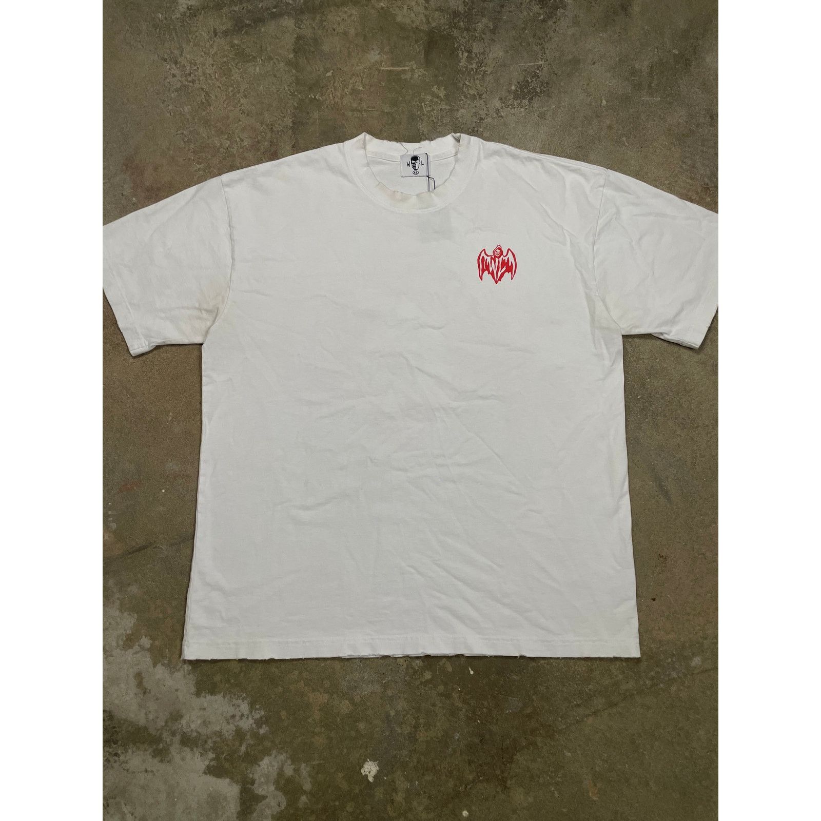 Warren Lotas Warren Lotas Tee White Red Used XL Size US XL / EU 56 / 4 - 1 Thumbnail