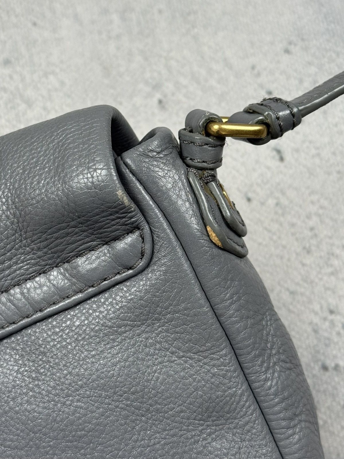 Marc by Marc Jacobs Marc By Marc Jacobs Grey Leather Crossbody Shoulder Bag y2k Size ONE SIZE - 11 Thumbnail