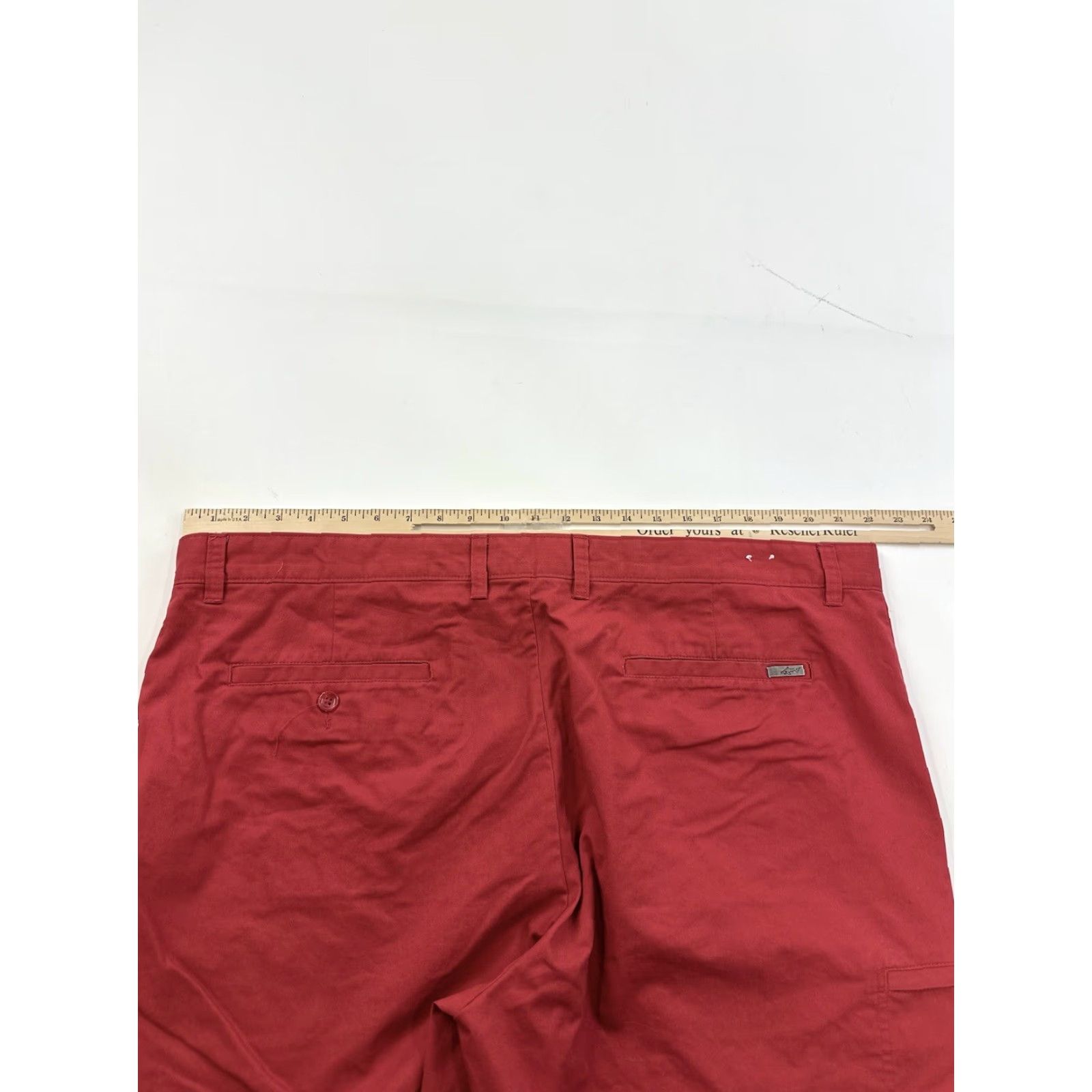 Vintage Greg Norman X Tasso Elba Shorts Mens 42 Red Five Iron Cargo Mid Rise Golf Casual Shorts Mens Regular Cargo Red 42 Size US 42 / EU 58 - 6 Thumbnail