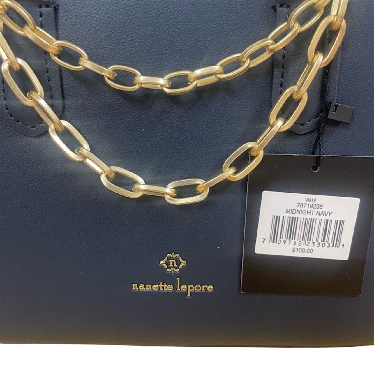 Nanette Lepore Nanette Lepore NWT Midnight NavyCrossbody Top Handle Handbag Size ONE SIZE - 6 Thumbnail